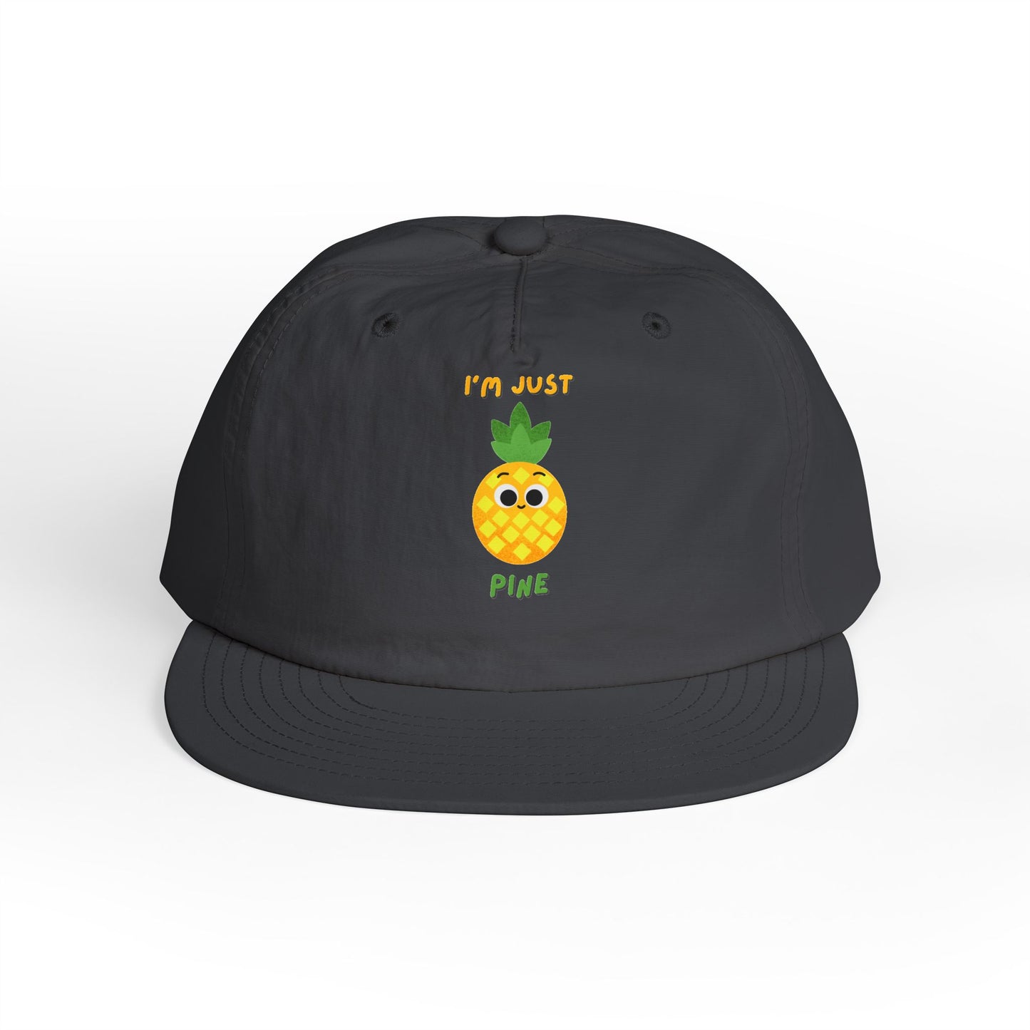 Pineapple Pun Surf Cap - Fun Beachwear, Summer Accessory, Vacation Hat, Gift for Surfers, Casual Style