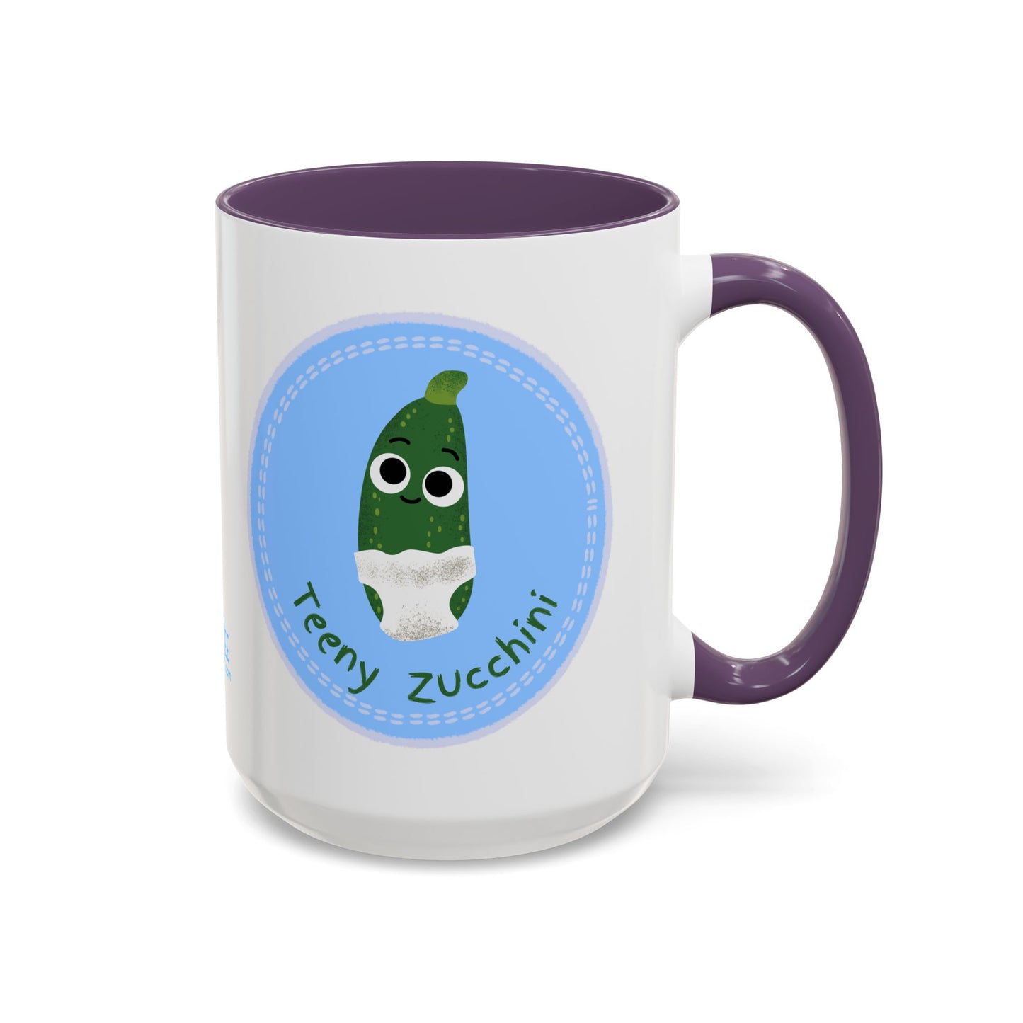 Cute Teeny Zucchini Coffee Mug – Fun Gift for Gardeners, Veggie Lovers, Kitchen Decor, Home Office, Birthday