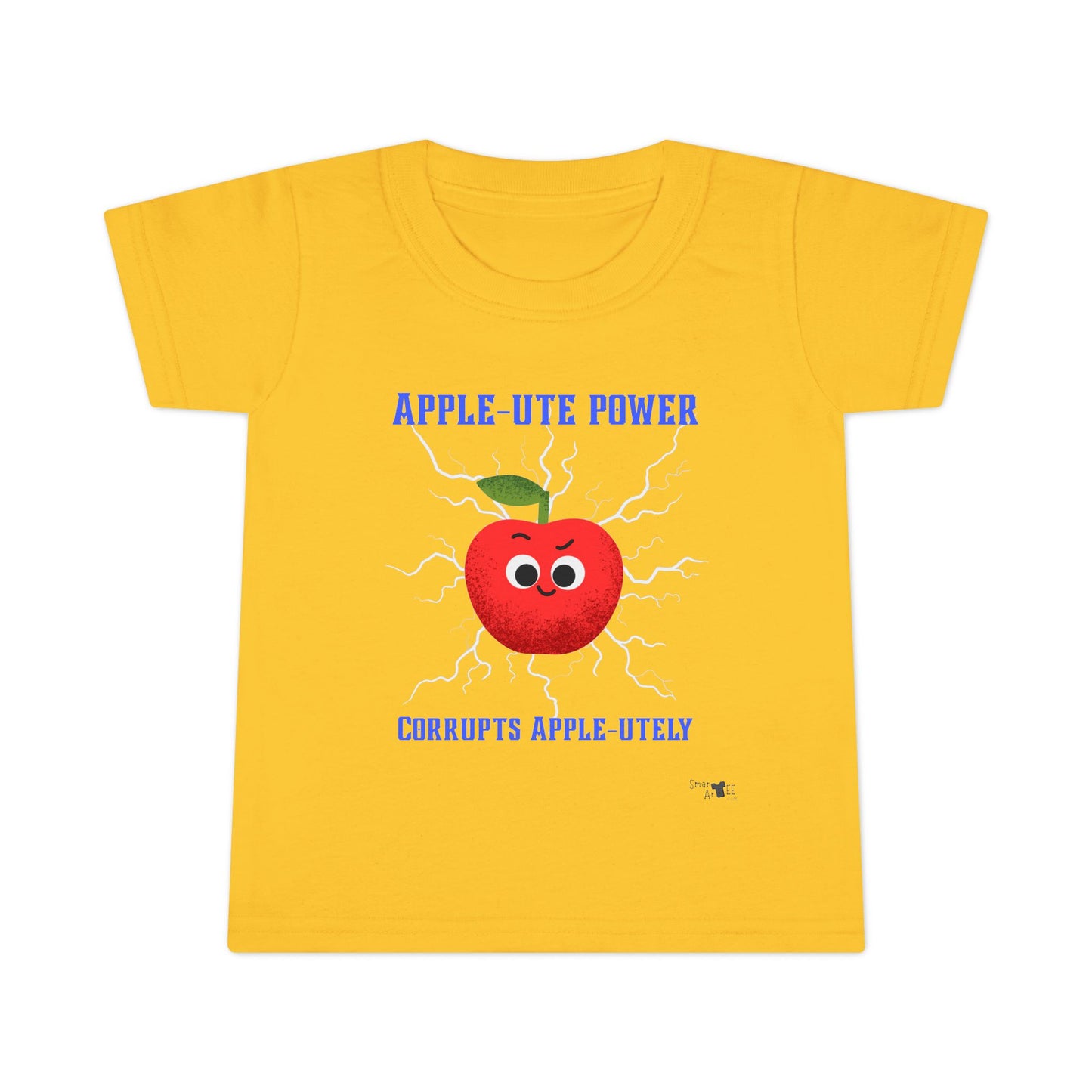 Cute Apple Power Toddler Shirt, Kids Gift, Back to School, Playtime Outfit, Funny Sayings Tee