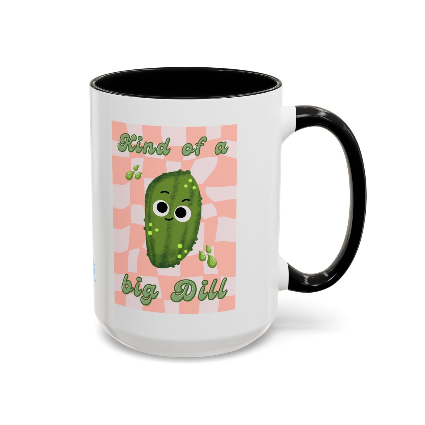 Kind of a Big Dill Coffee Mug – Fun Cactus Design, Perfect for Plant Lovers, Unique Gift for Friends, Cute Kitchen Decor, Quirky Coffee Cup