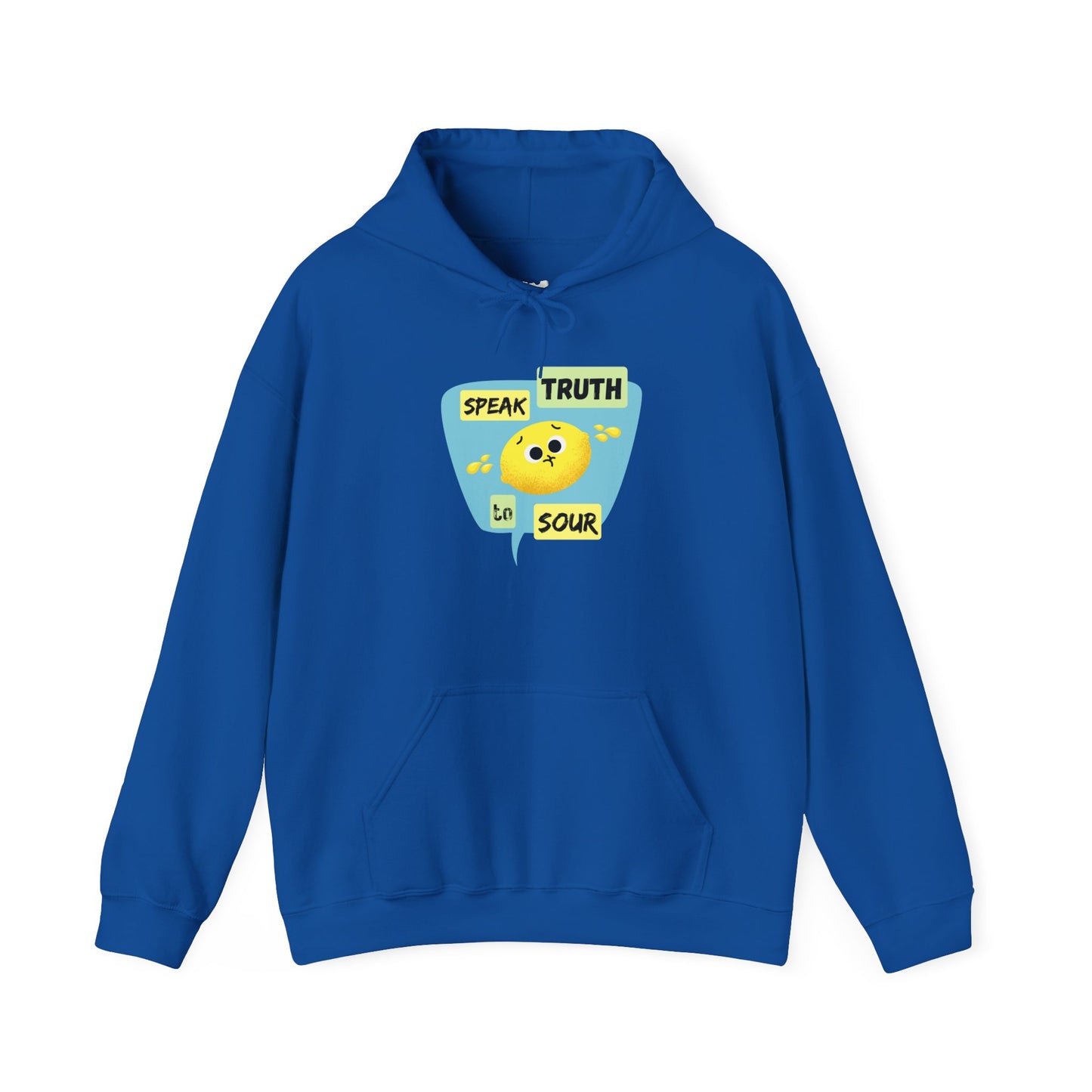 Speak Truth Unisex Heavy Blend Hoodie, Positive Vibe Pullover, Casual Wear, Inspirational Gift, Everyday Comfort