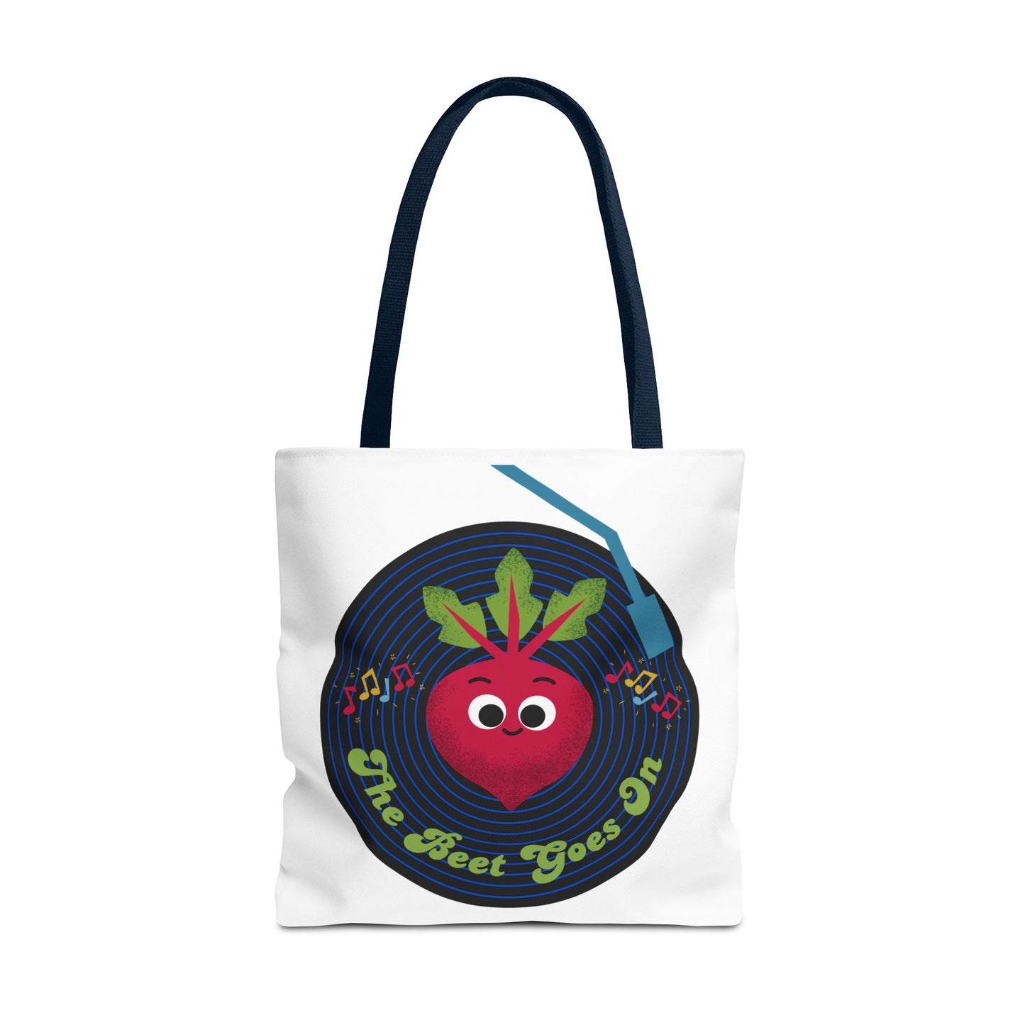 Musical Beet Tote Bag - Stylish Eco-Friendly Shopper, Fun Gift for Veggie Lovers, Perfect for Grocery Runs, Festivals, and Birthdays