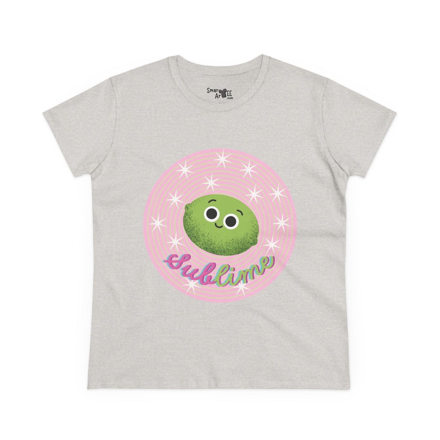 Sublime Women's Midweight Cotton Tee, Funny Fruit Pun T-Shirt, Girls Clothing, Gift Idea