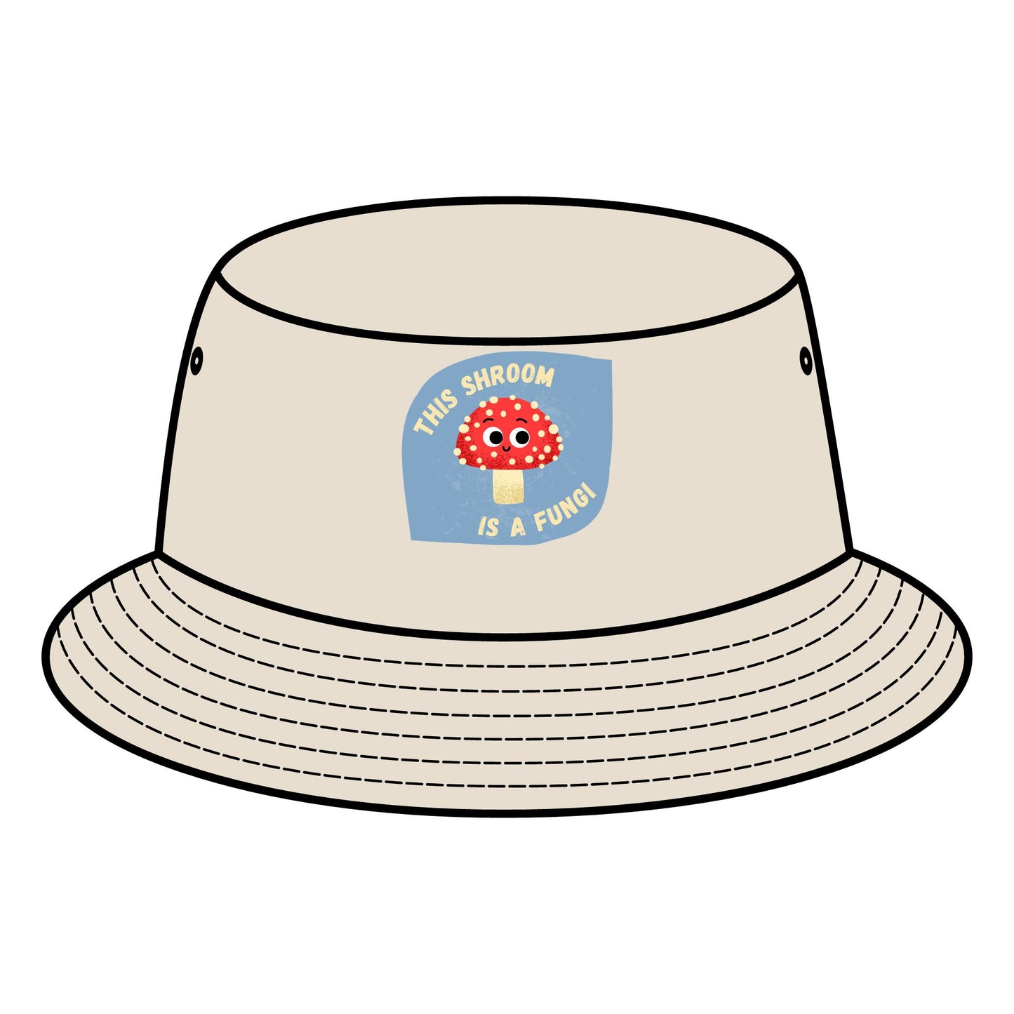 Funky Mushroom Bucket Hat – Perfect Hats for Festivals, Summer Outings, Unique Gift, Casual Wear, Outdoor Adventures, Comfortable Style