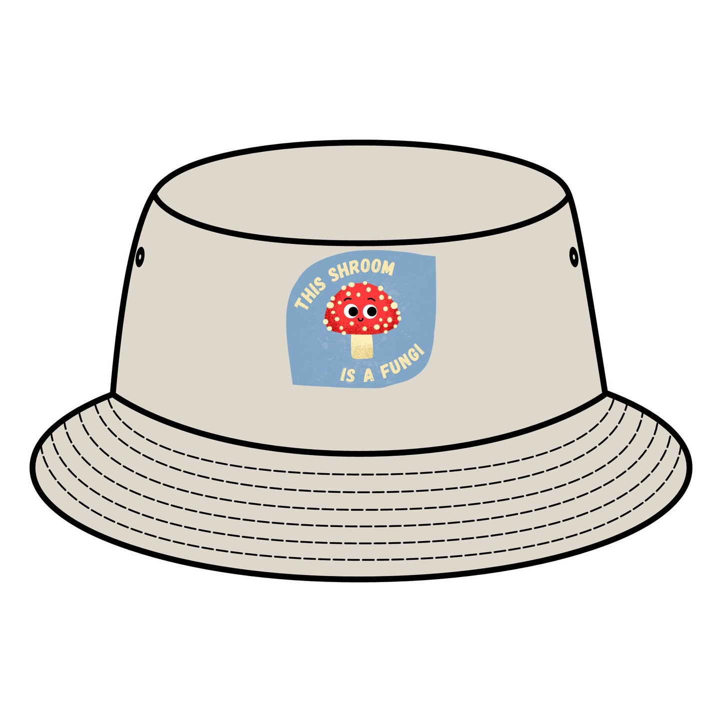 Funky Mushroom Bucket Hat – Perfect Hats for Festivals, Summer Outings, Unique Gift, Casual Wear, Outdoor Adventures, Comfortable Style