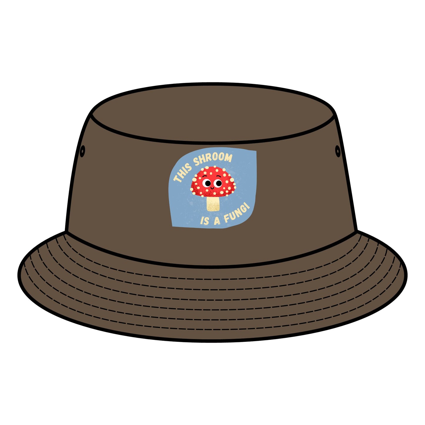 Funky Mushroom Bucket Hat – Perfect Hats for Festivals, Summer Outings, Unique Gift, Casual Wear, Outdoor Adventures, Comfortable Style