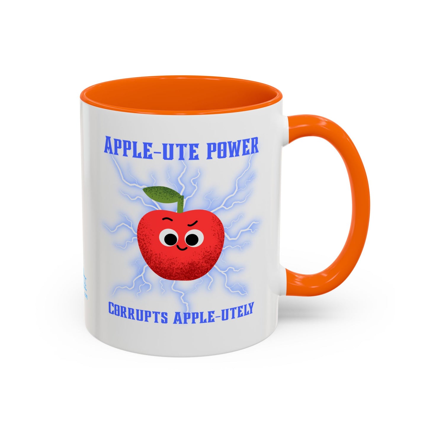 Whimsical Coffee Mug, Fun Apple-Themed Gift, Cute Kitchen Decor, Quirky Drinkware, Perfect for Teachers and Friends