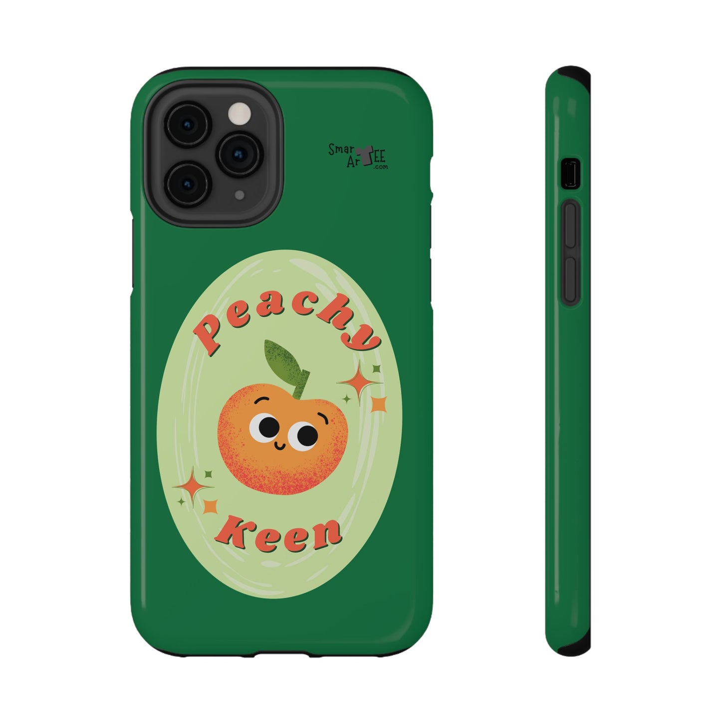Peachy Keen Phone Case, Cute Impact-Resistant Case, Fun Smartphone Cover, Gift for Fruit Lovers, Customizable Phone Accessory
