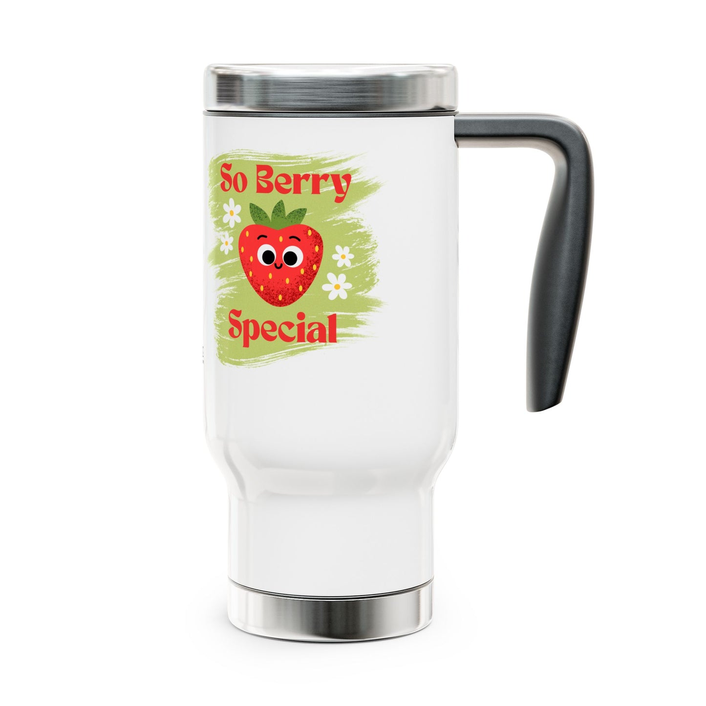 Stainless Steel Travel Mug, So Berry Special Travel Mug, Cute Drinkware, Gift for Berry Lovers, Kitchen Essential, Fun Travel Cup