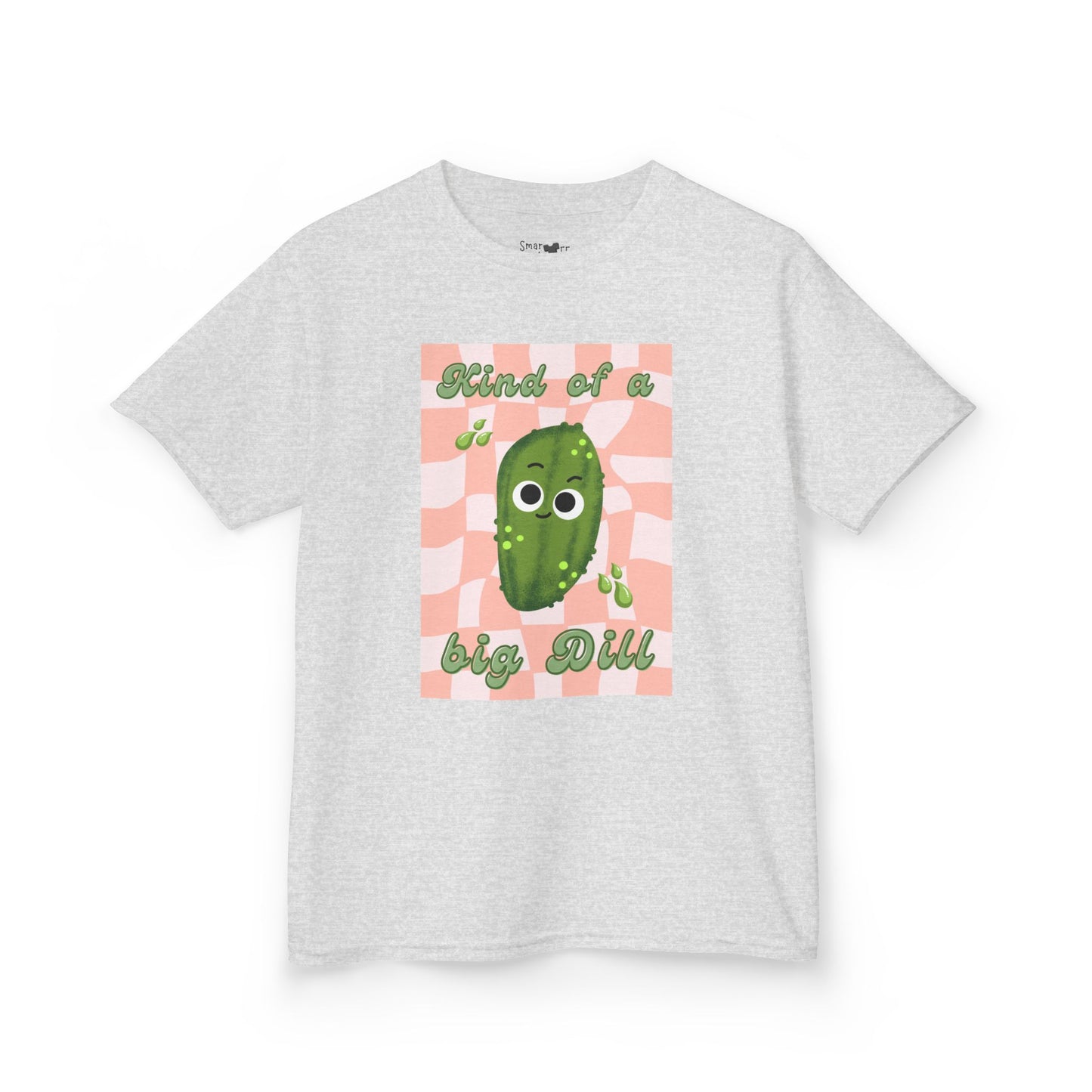 Kids' Funny Cucumber 'Kind of a Big Dill' Humor Shirt, Funny Vegetable Pun, Great Gift Idea