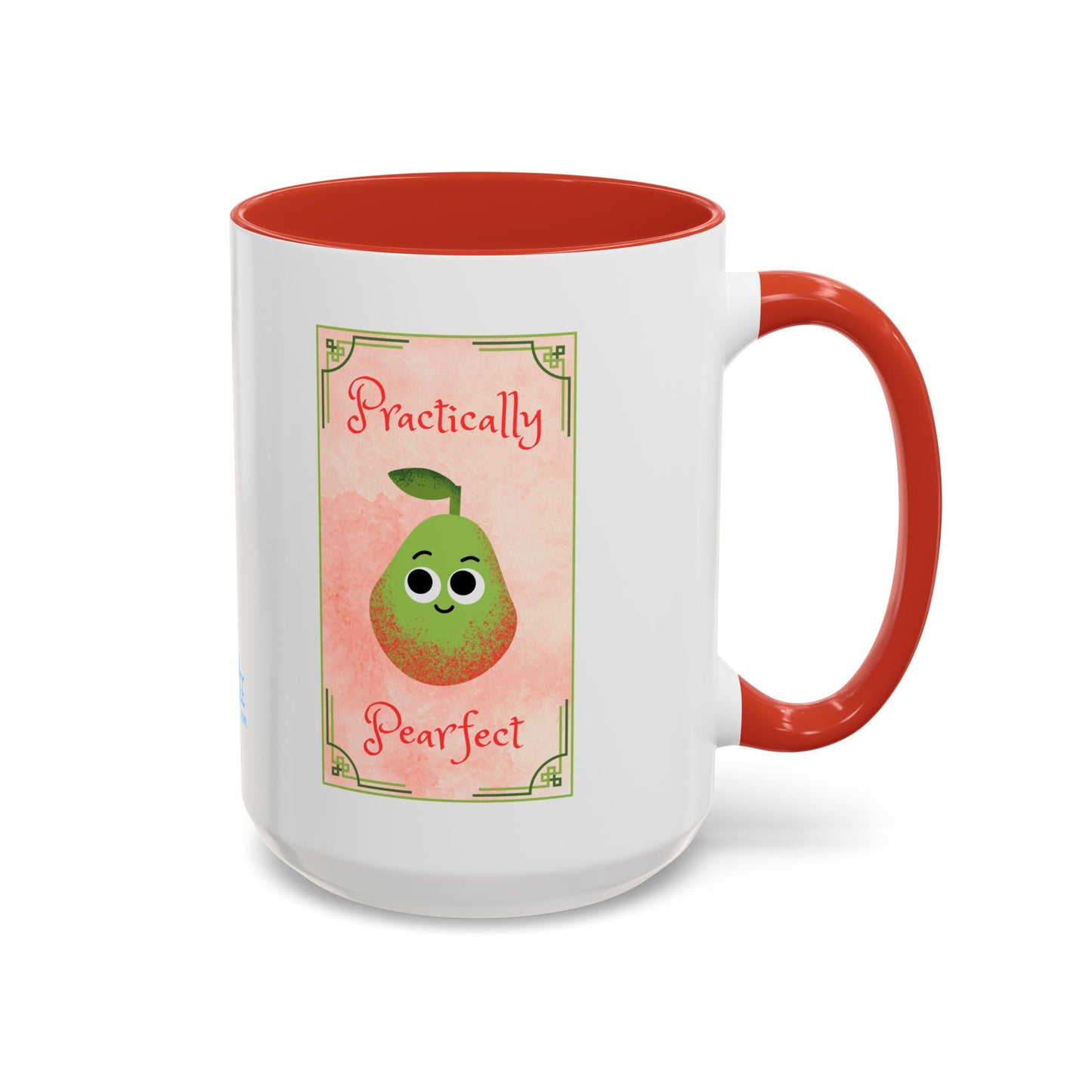 Fun Whimsical Coffee Mug, Unique Gift for Friends, Cute Pear Design, Perfect for Birthdays, Cute Kitchen Decor, Funny Drinkware