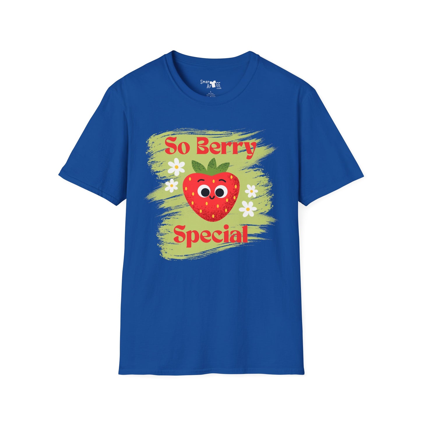 So Berry Special Unisex Softstyle T-Shirt | Cute Strawberry Graphic Pun Tee, Fun Gift for Friends, Summer Vibes, Birthday, Casual Wear