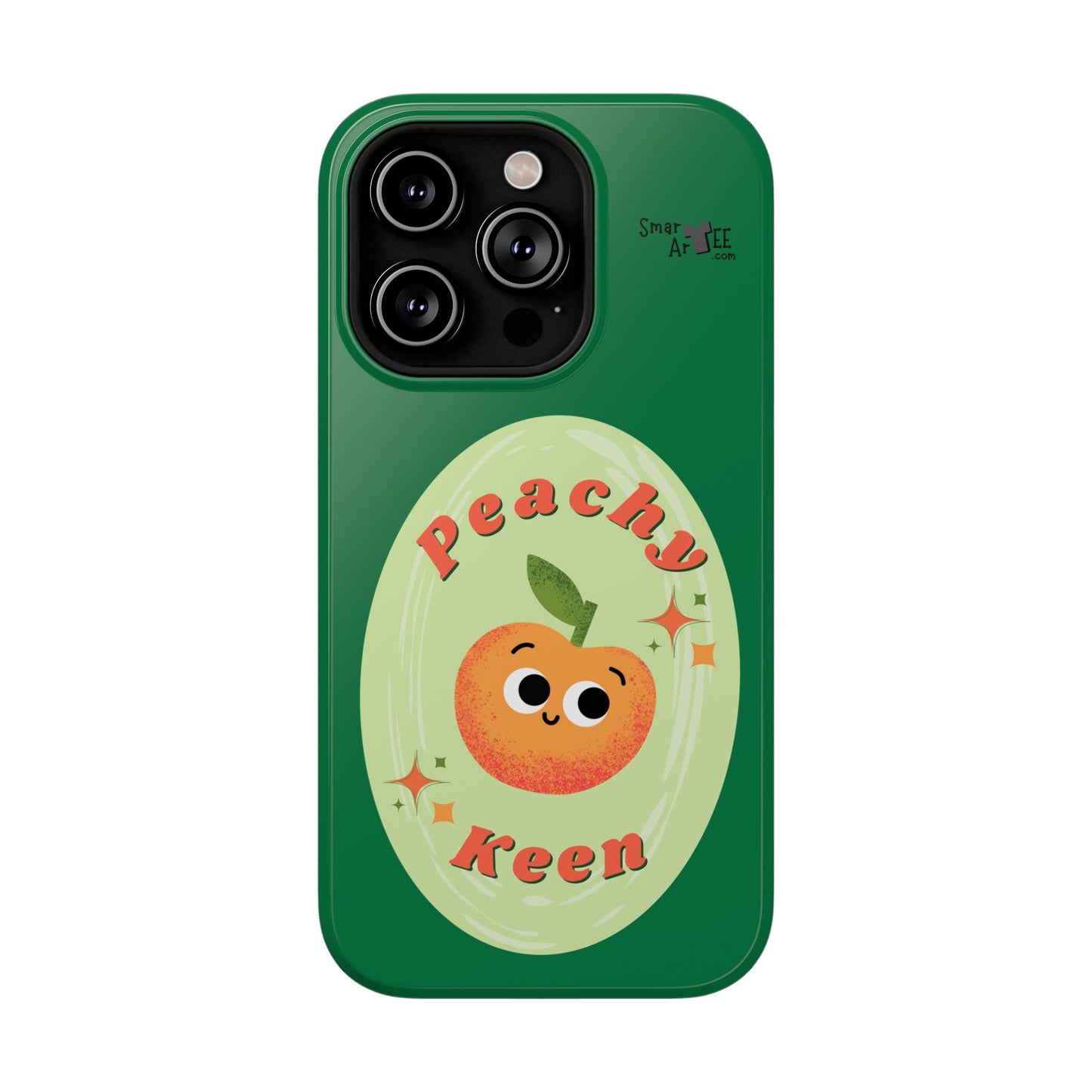 Peachy Keen Phone Case, Cute Impact-Resistant Case, Fun Smartphone Cover, Gift for Fruit Lovers, Customizable Phone Accessory
