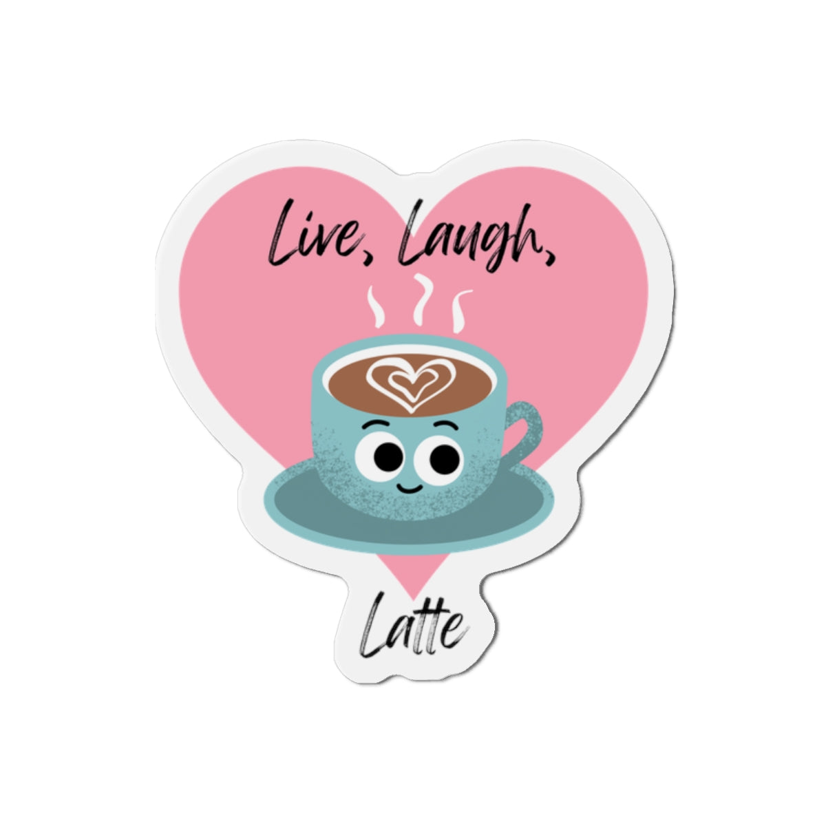 Cute Coffee Theme Die-Cut Magnets - Perfect for Home Decor, Gifts, Kitchen Refrigerator Magnet, Office, Birthday, Coffee Lovers