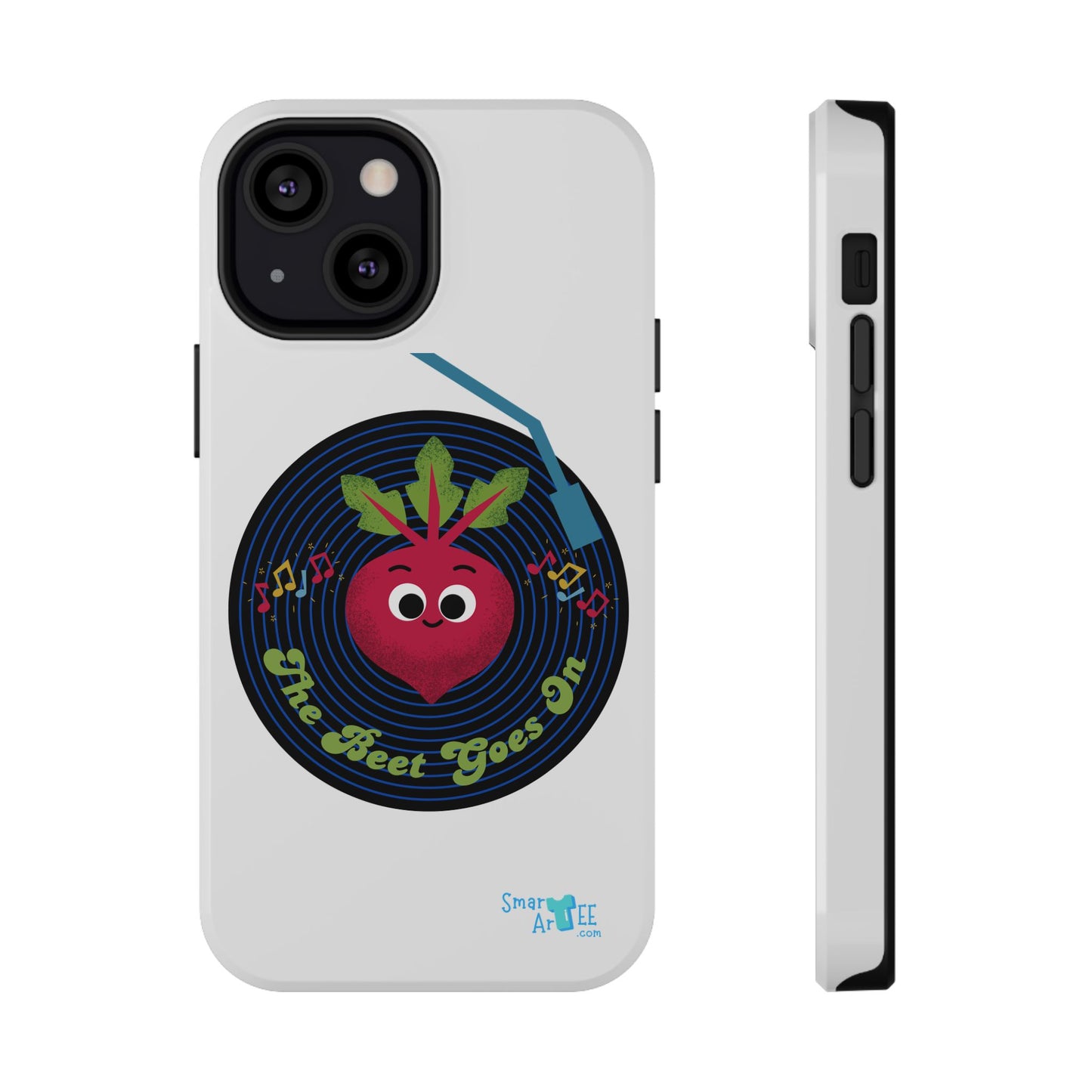 Fun Impact-Resistant Phone Cases - Unique Phone Accessories, Beet Pun Themed, Holiday Present