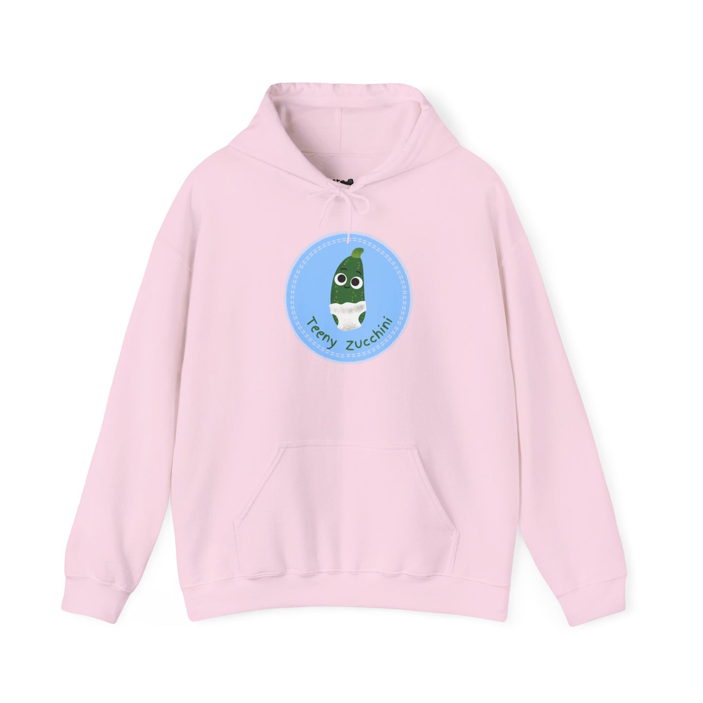 Funny Zucchini Hoodie, Cute Unisex Pullover, Vegetable Humor Apparel, Perfect Gift for Foodies, Fall Fashion Hoodie