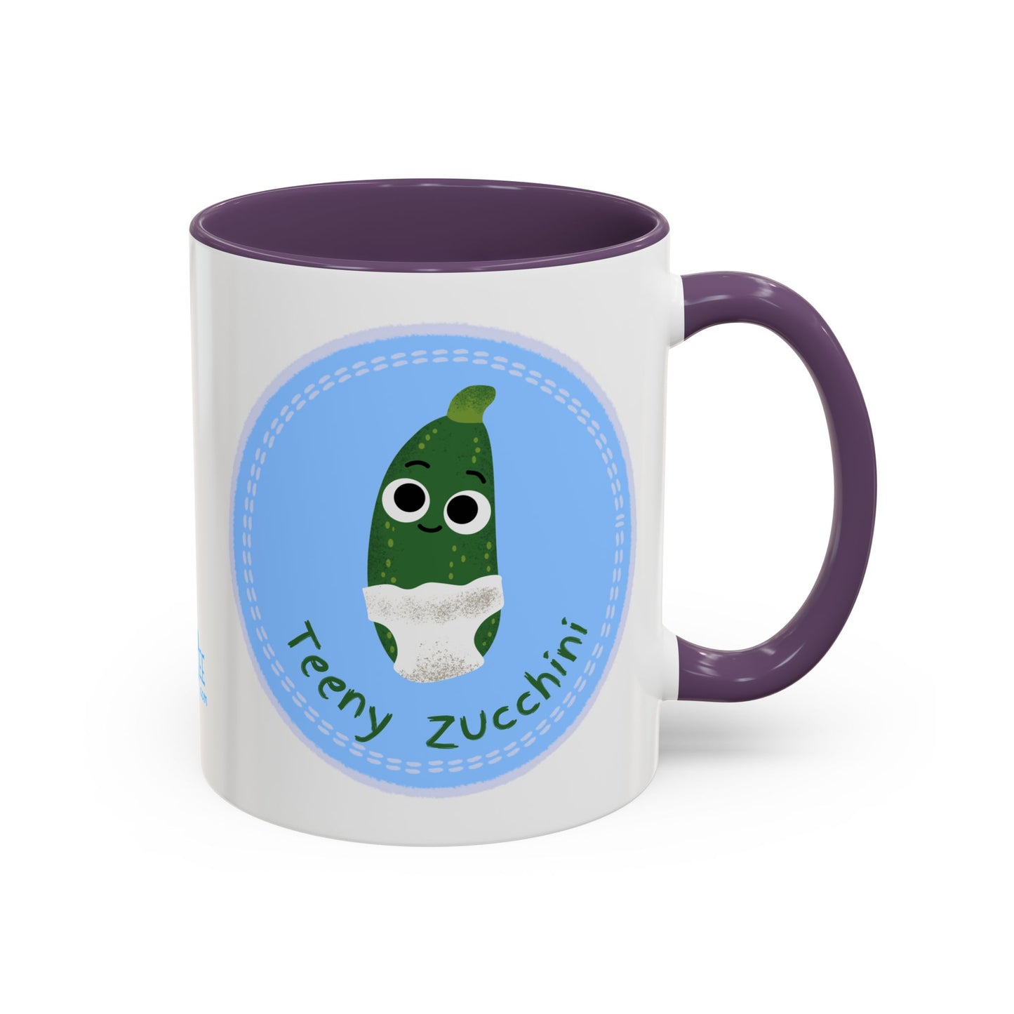 Cute Teeny Zucchini Coffee Mug – Fun Gift for Gardeners, Veggie Lovers, Kitchen Decor, Home Office, Birthday
