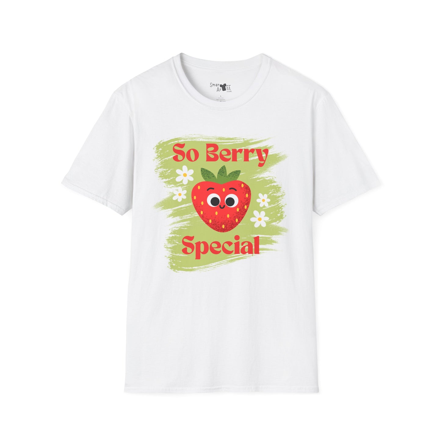 So Berry Special Unisex Softstyle T-Shirt | Cute Strawberry Graphic Pun Tee, Fun Gift for Friends, Summer Vibes, Birthday, Casual Wear