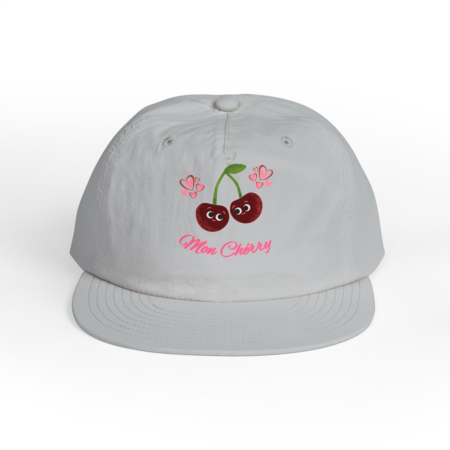 Cherry Blossom Surf Cap | Cute Beach Hat, Summer Accessory, Trendy Gift for All Ages, Adjustable Snapback, Fun Vacation Gear