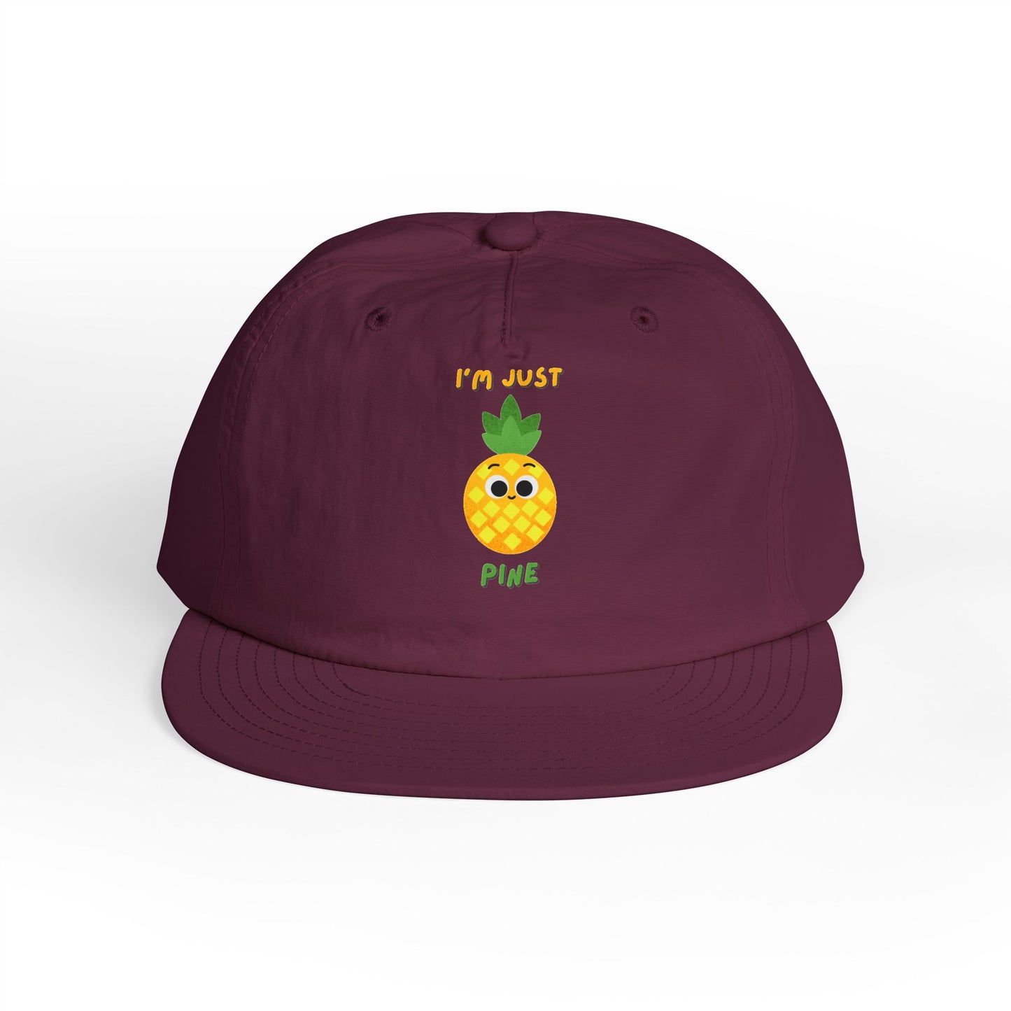 Pineapple Pun Surf Cap - Fun Beachwear, Summer Accessory, Vacation Hat, Gift for Surfers, Casual Style