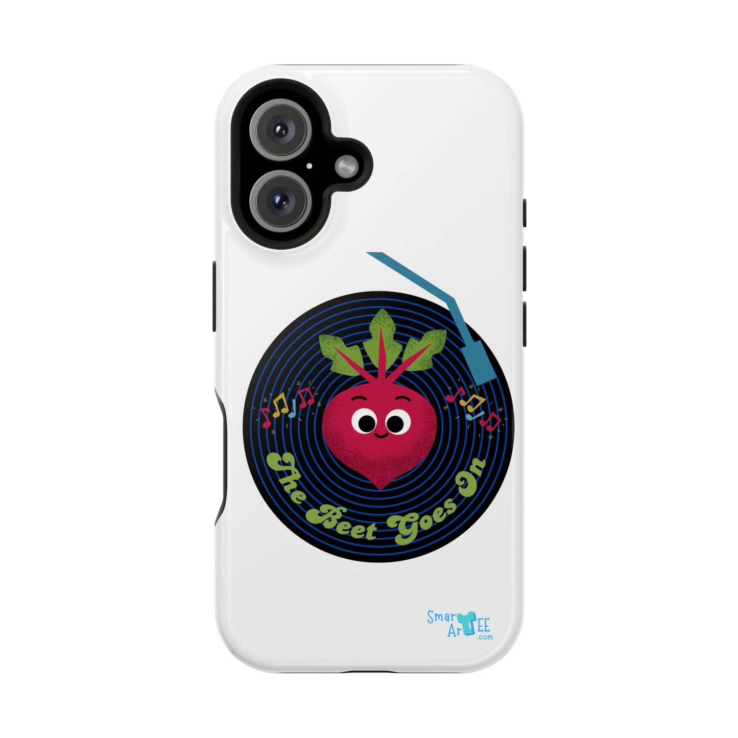 Fun Impact-Resistant Phone Cases - Unique Phone Accessories, Beet Pun Themed, Holiday Present