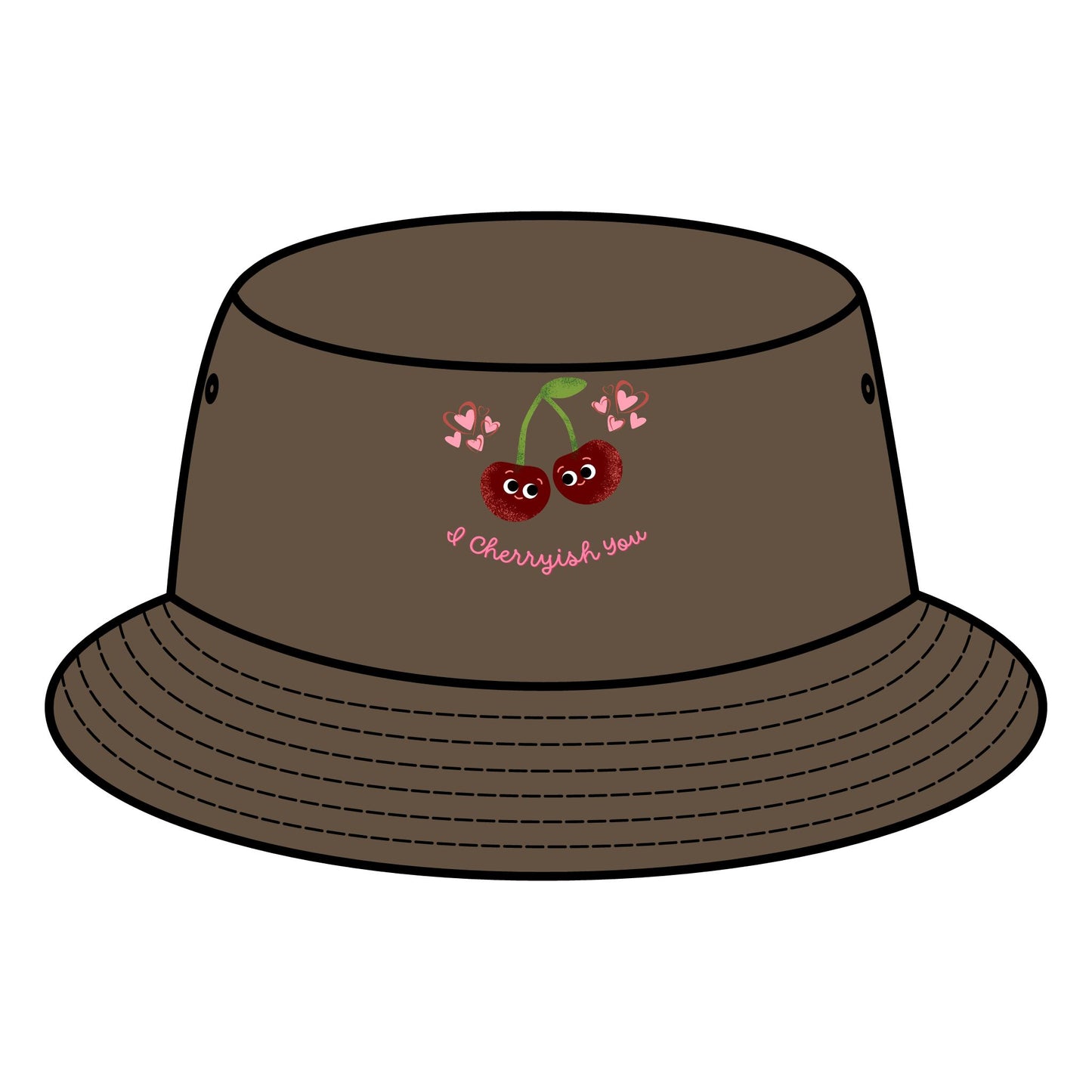 Cute Cherry Bucket Hat - Fun Summer Accessory, Gift for Friends, Outdoor Festivals, Trendy Fashion, Cute Beach Hats