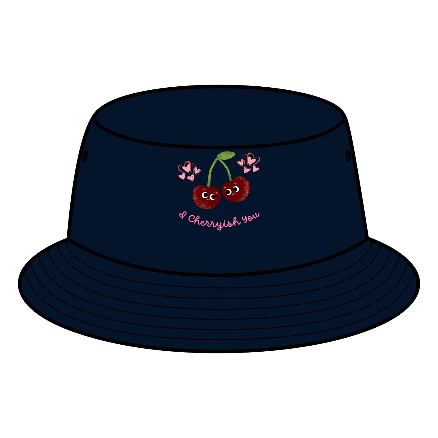 Cute Cherry Bucket Hat - Fun Summer Accessory, Gift for Friends, Outdoor Festivals, Trendy Fashion, Cute Beach Hats