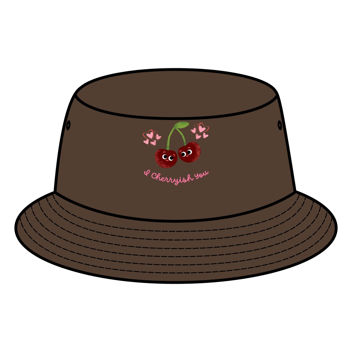 Cute Cherry Bucket Hat - Fun Summer Accessory, Gift for Friends, Outdoor Festivals, Trendy Fashion, Cute Beach Hats