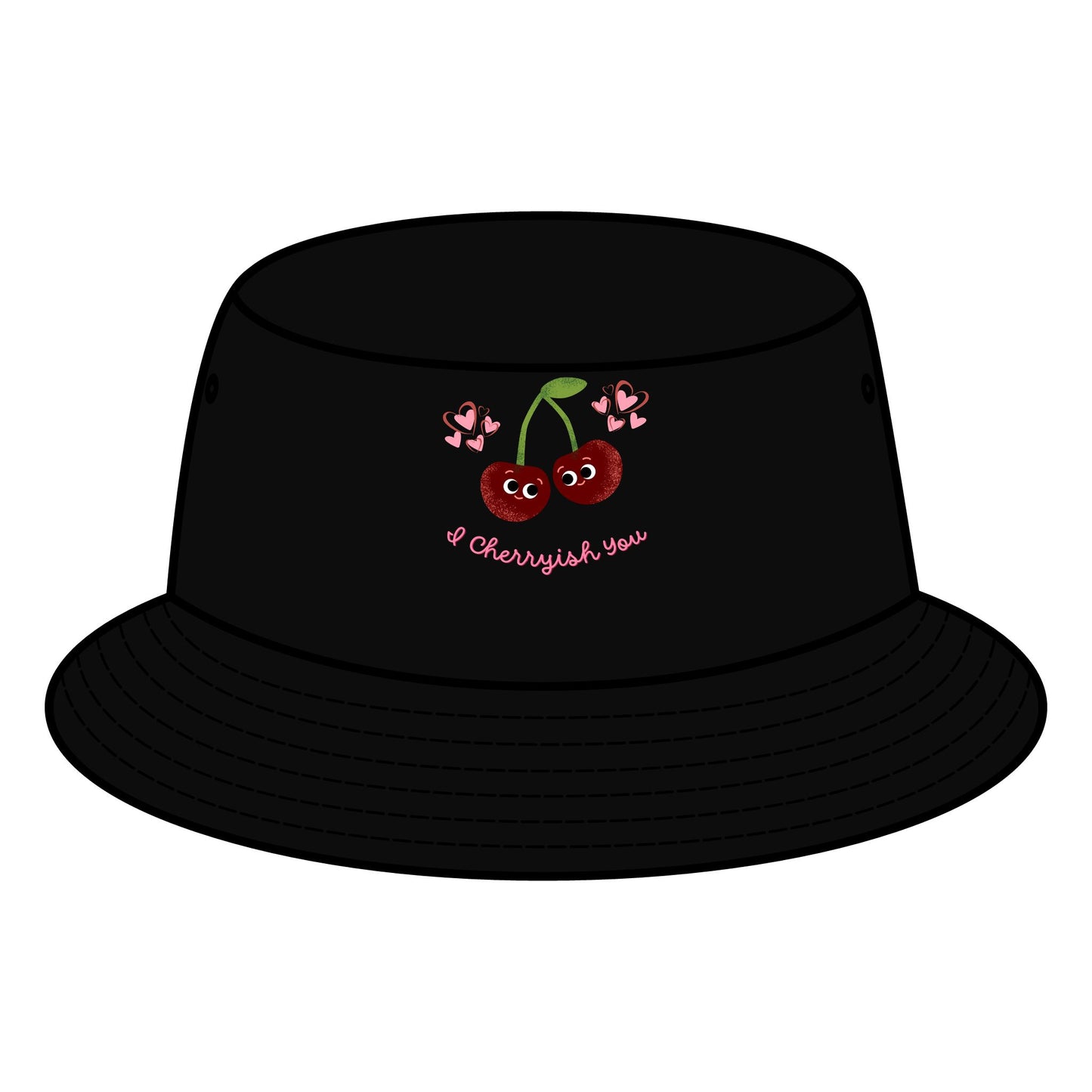 Cute Cherry Bucket Hat - Fun Summer Accessory, Gift for Friends, Outdoor Festivals, Trendy Fashion, Cute Beach Hats