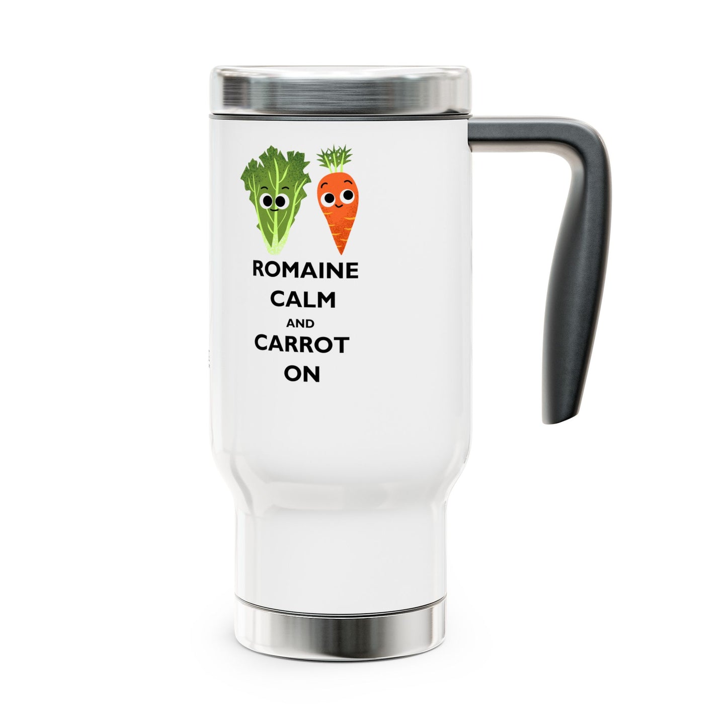 Playful Vegetable Travel Mug - Perfect for Veggie Lovers, Kitchen Décor, Gifts for Friend, Funny Coffee Cup, Eco-Friendly Drinkware