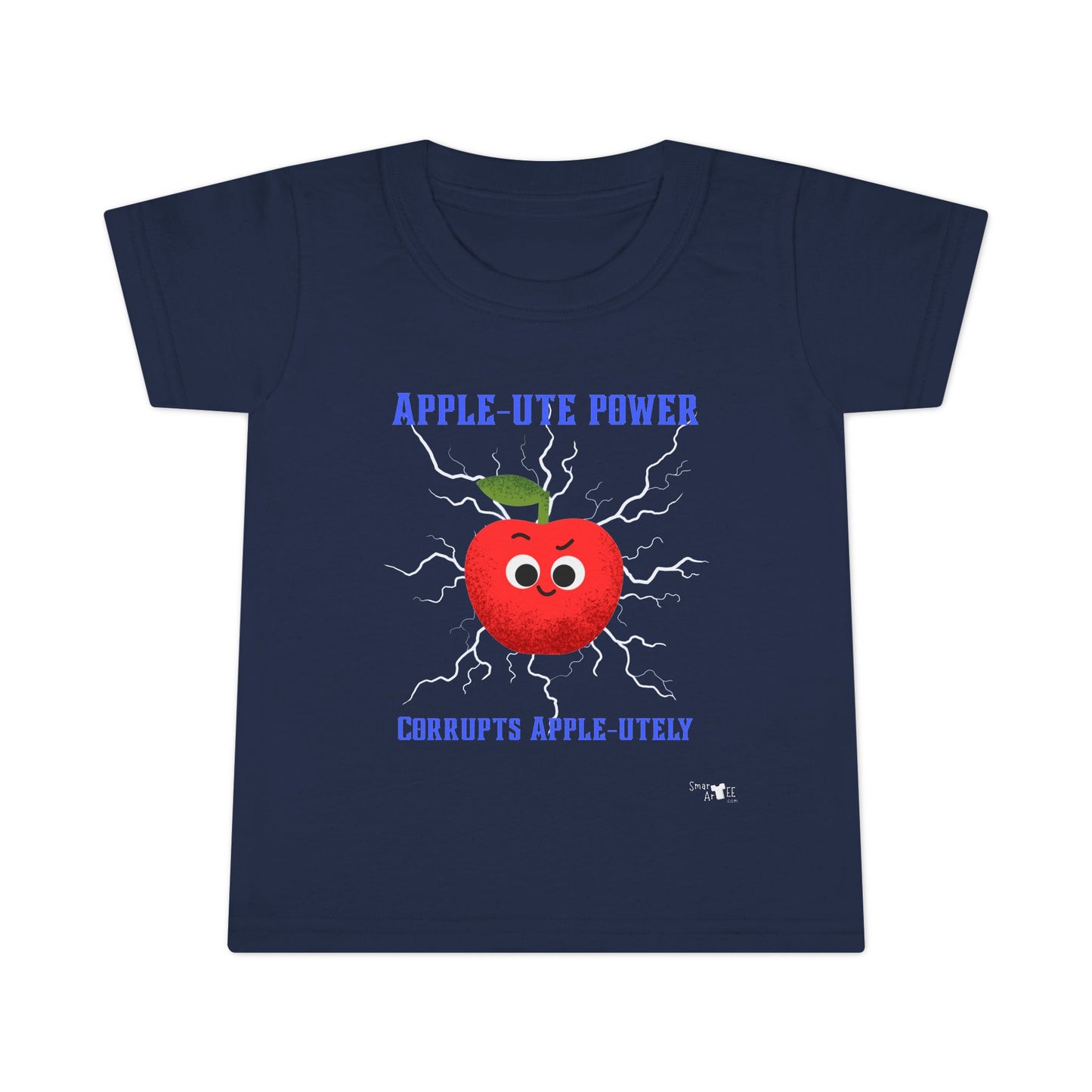 Cute Apple Power Toddler Shirt, Kids Gift, Back to School, Playtime Outfit, Funny Sayings Tee