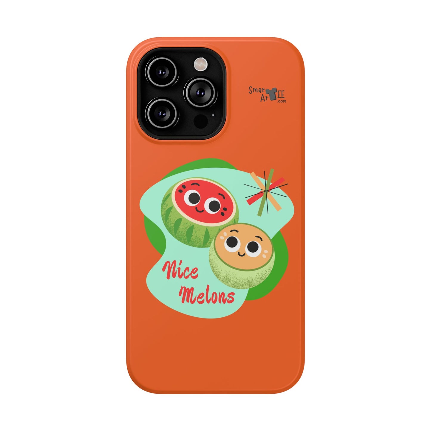 Cute Fruit Phone Case - Nice Melons Design, Impact-Resistant, Fun Gift for Kids, Phone Accessories for Celebrations, Fruit Lovers