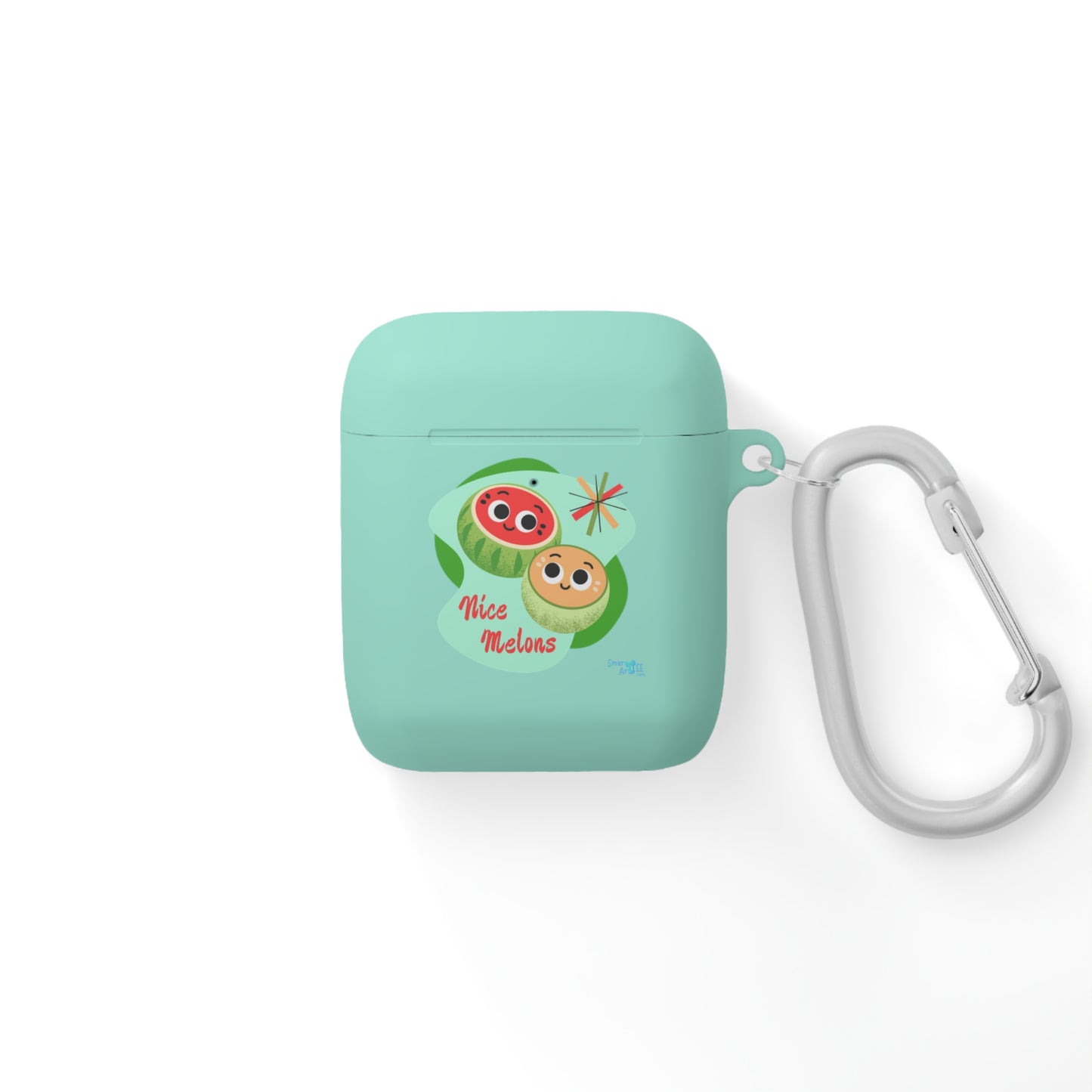 Cute Fruit AirPods Case Cover | Nice Melons Design, AirPods Accessory, Fun Gift for Kids, Summer Vibes, Unique Earbuds Holder