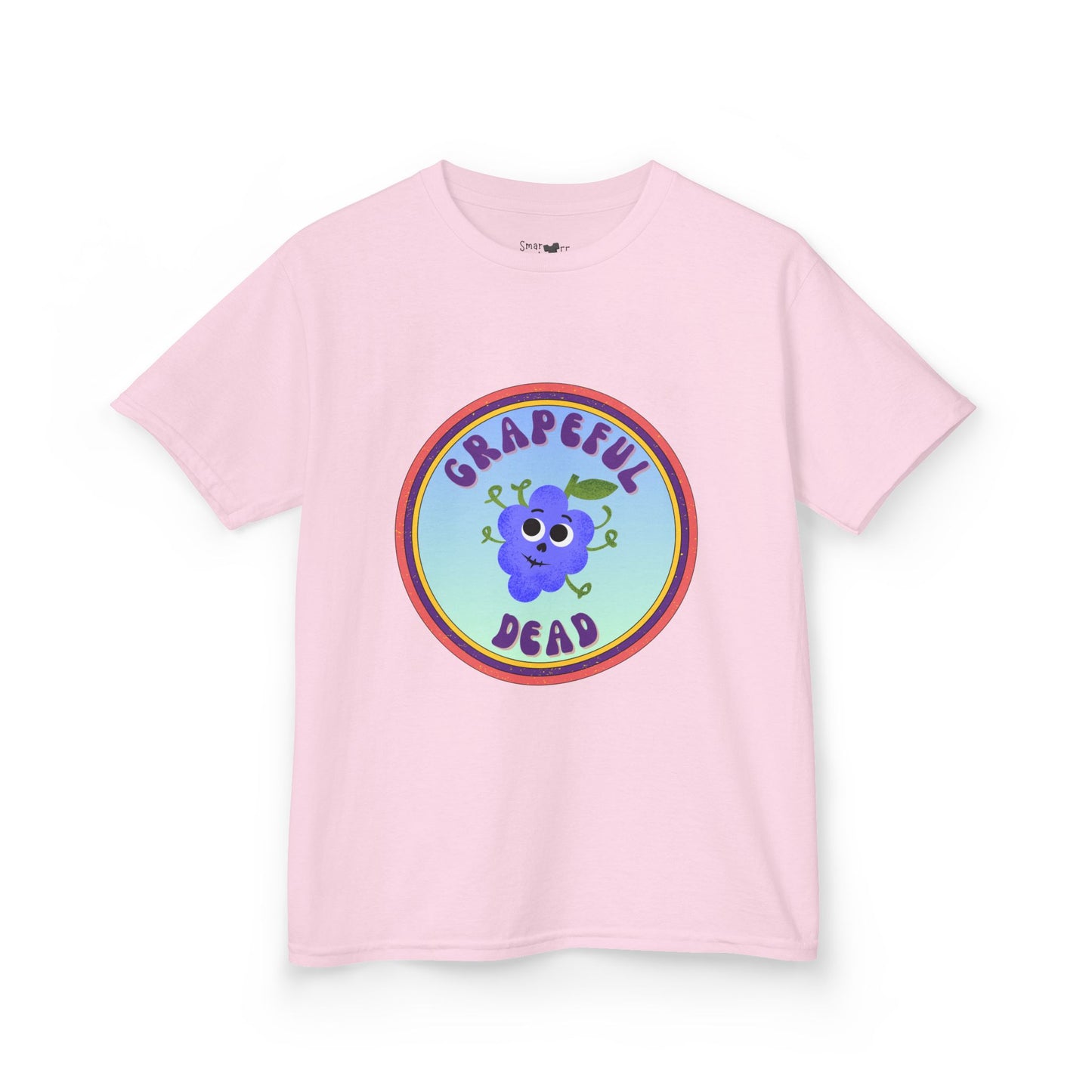 Vibrant Kids Tee with Grapeful Dead Design, Fun Casual Wear for Festivals, Birthdays, or Everyday Adventures