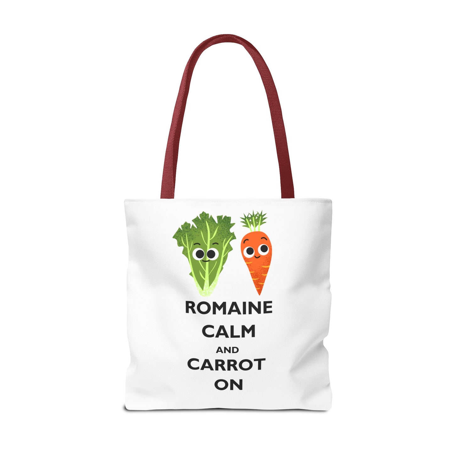 Romaine Calm Tote Bag, Funny Tote for Garden Lovers, Eco-Friendly Shopper, Gift for Veggie Enthusiasts, Grocery Bag, Quirky Farm Bag