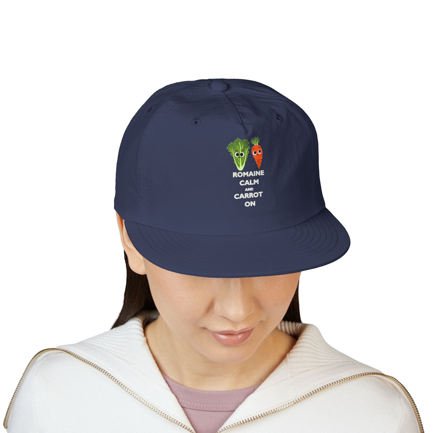 Whimsical Surf Cap - Fun Vegetable Pun Design, Chill Vibe Hat for Beach Lovers, Summer Accessory, Gift for Foodies & Surf Enthusiasts