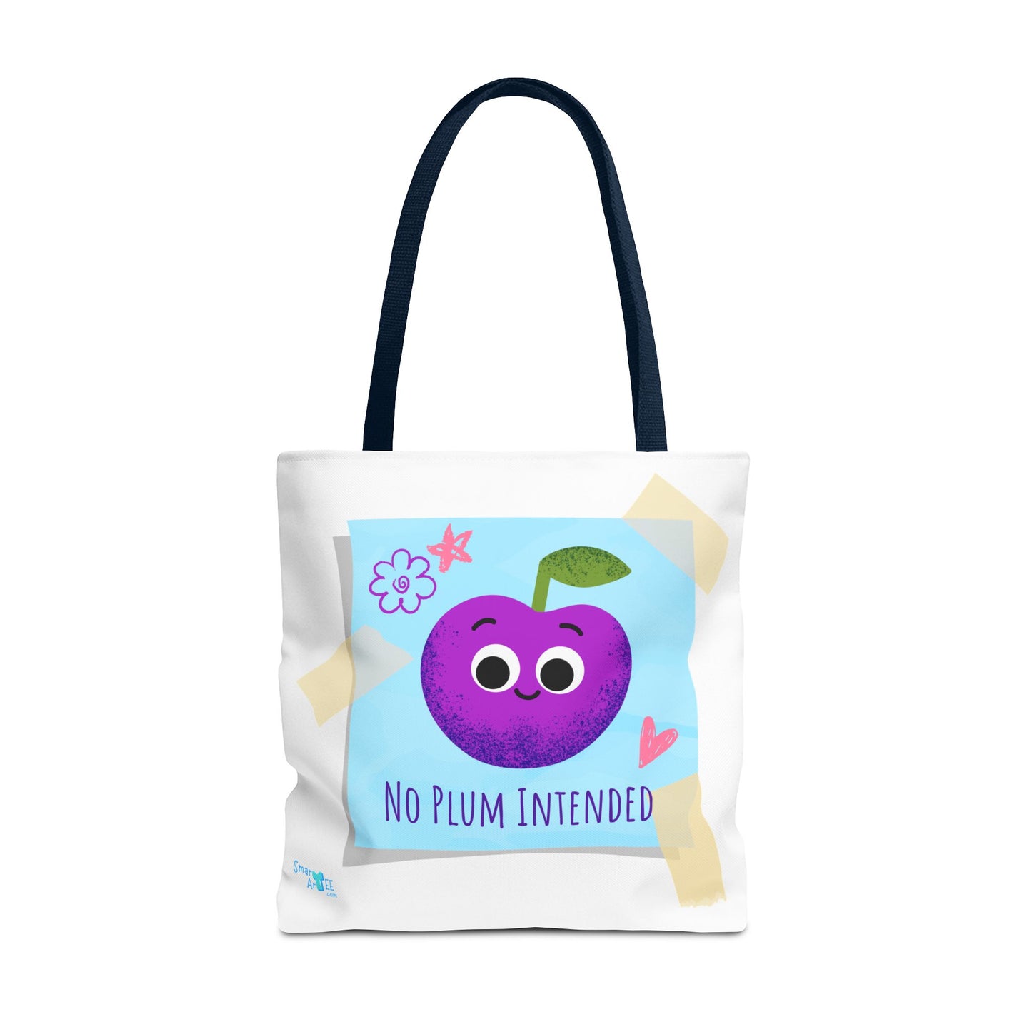 Cute 'No Plum Intended' Tote Bag | Perfect for Groceries, Beach Days, Shopping, Gifts, & Everyday Use