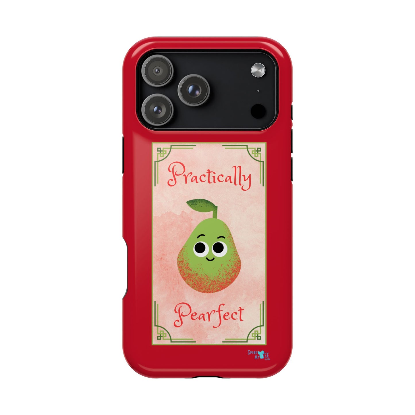 Cute Impact-Resistant Phone Case - Practically Pearfect, Fun Gift for Kids, Durable Phone Cover, Unique Phone Accessory, Youthful Style