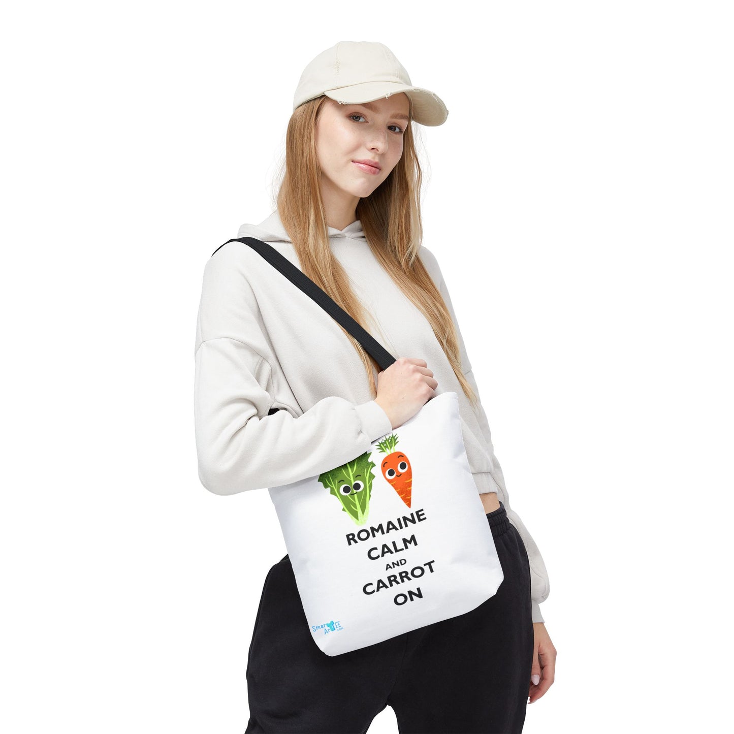 Romaine Calm Tote Bag, Funny Tote for Garden Lovers, Eco-Friendly Shopper, Gift for Veggie Enthusiasts, Grocery Bag, Quirky Farm Bag