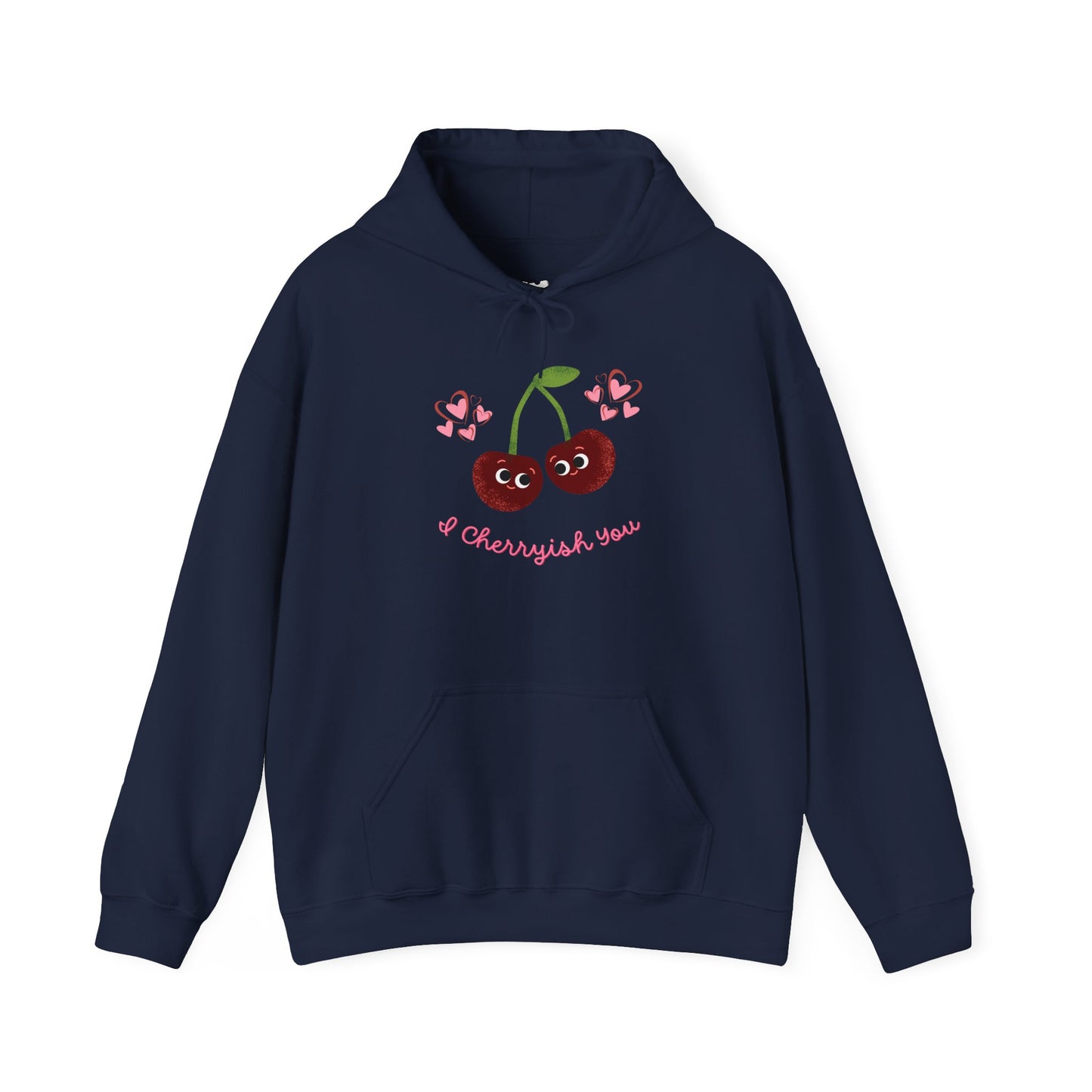 Cherry Love Hoodie | Cute Unisex Apparel | Valentine's Gift | Spring Style | Cozy Casual Wear | Cute Cherry Design