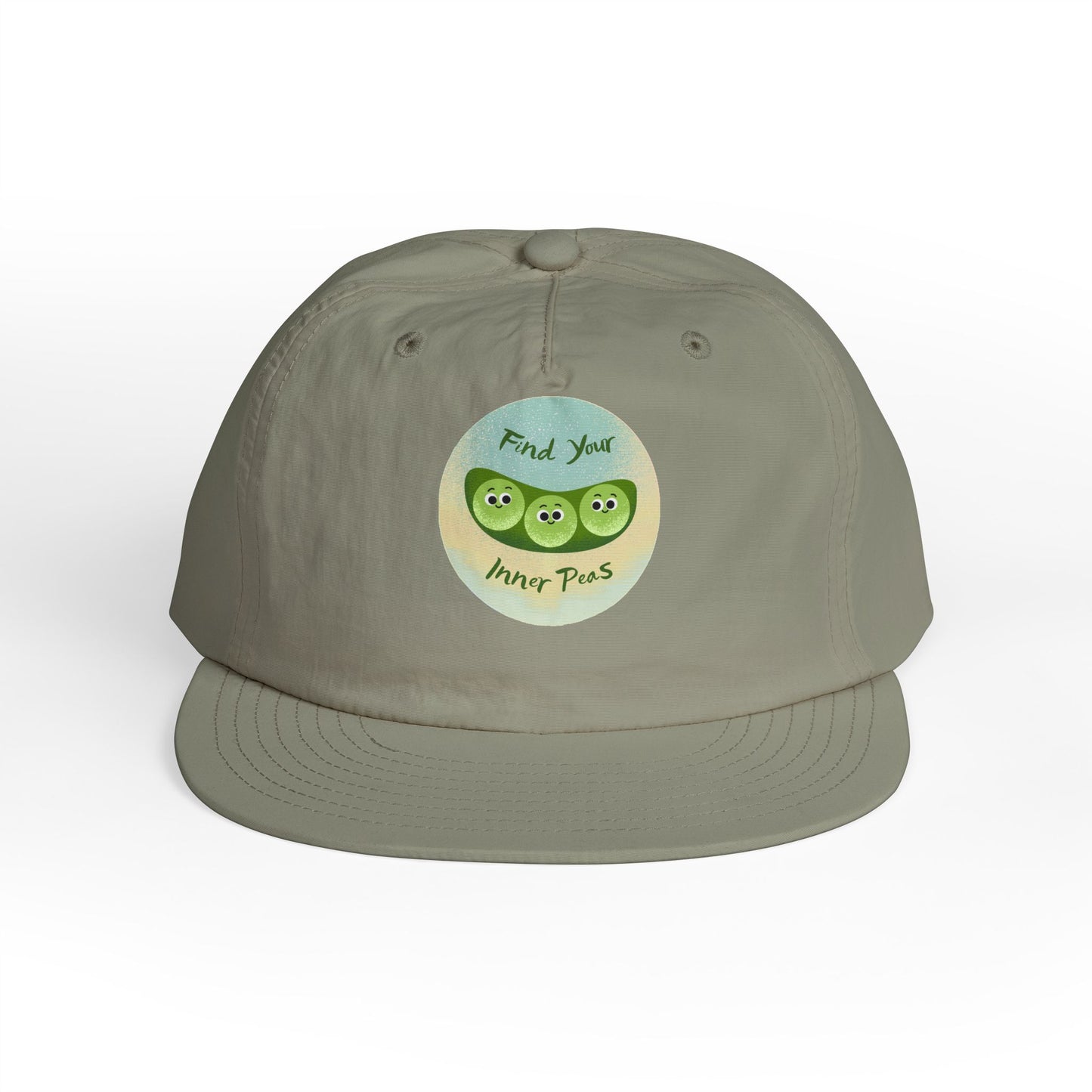 Surf Cap, Find Your Inner Peace Hat, Beachwear Accessories, Summer Cap, Fun Prints, Relaxation Gear, Outdoor Lifestyle