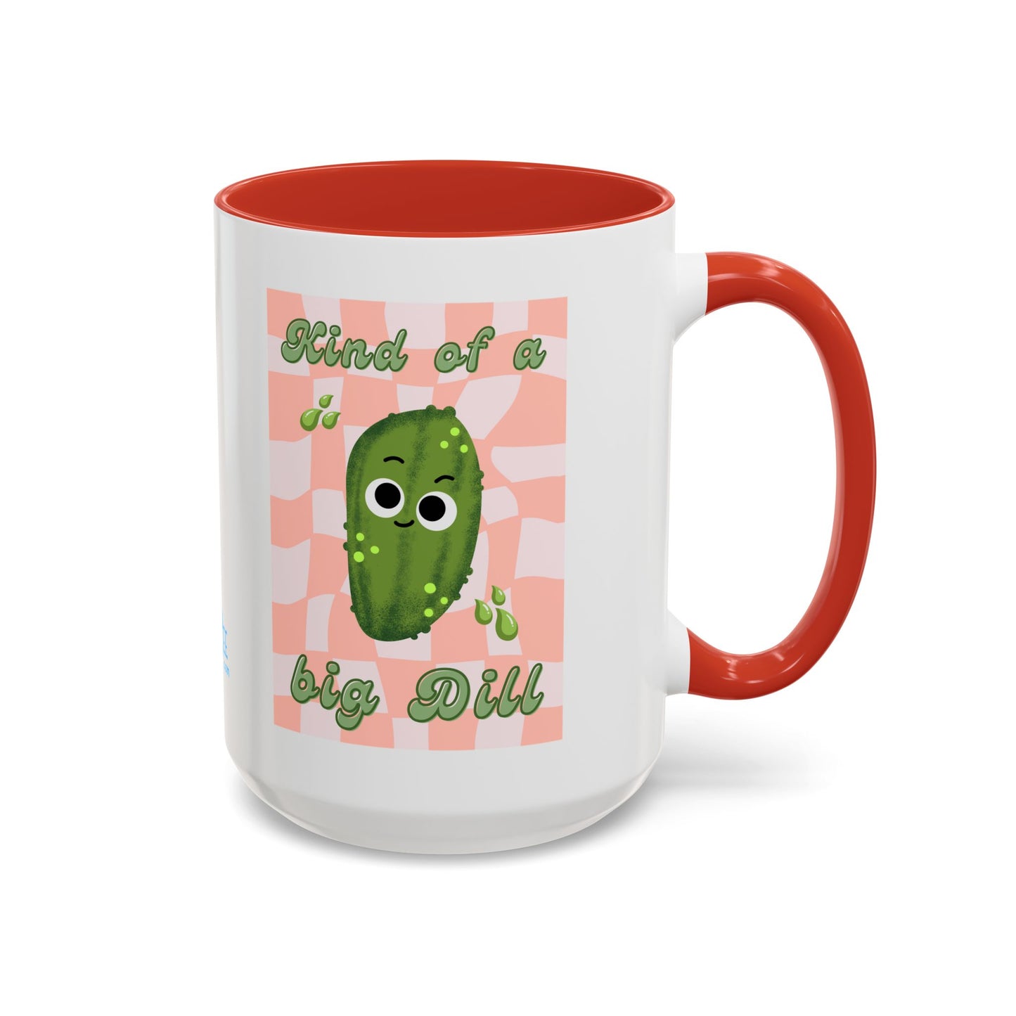 Kind of a Big Dill Coffee Mug – Fun Cactus Design, Perfect for Plant Lovers, Unique Gift for Friends, Cute Kitchen Decor, Quirky Coffee Cup