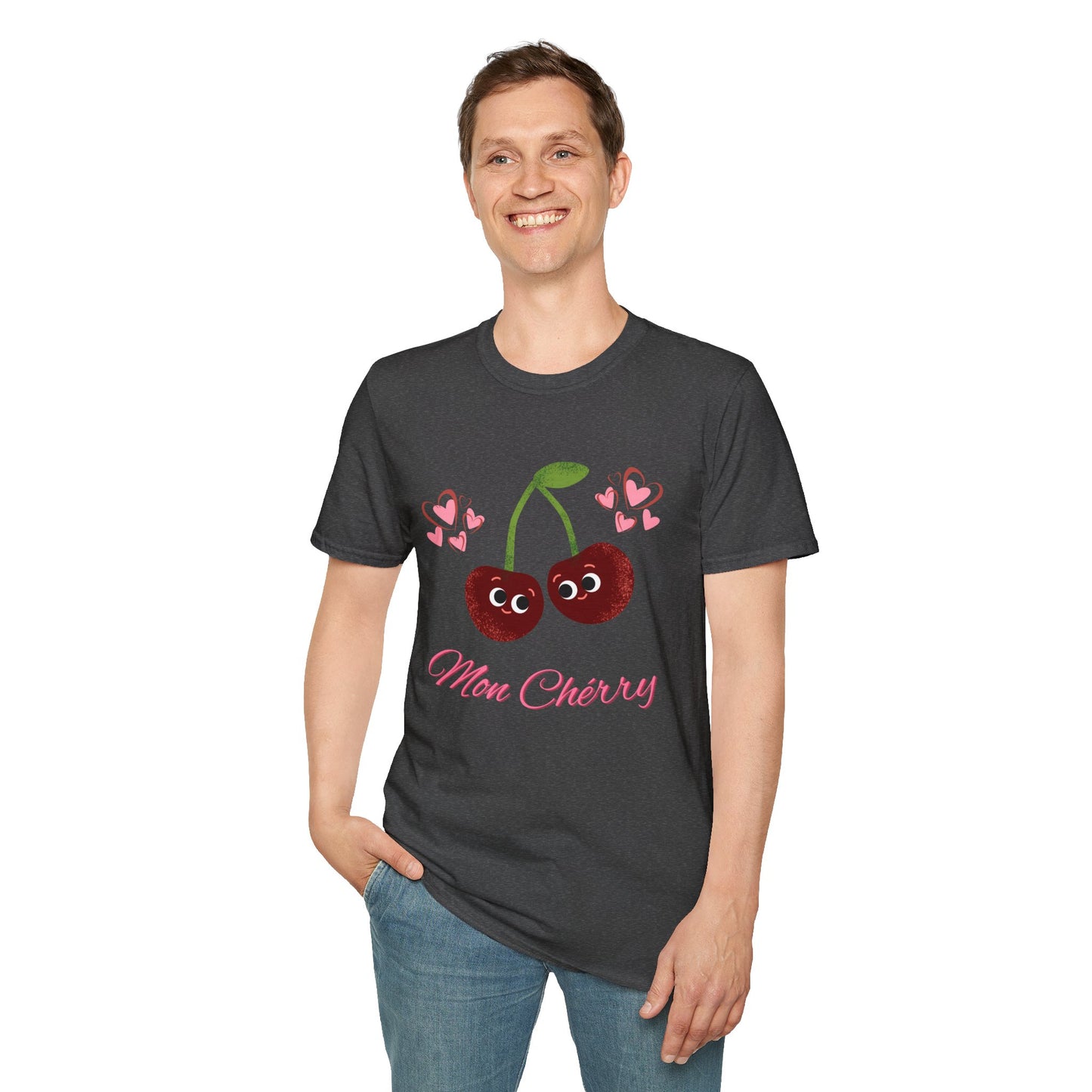 Cute Cherry Graphic Pun Tee, Chill Casual Shirt, Gift for Friends, Summer Vibe Top, Stylish Everyday T-Shirt, Adorable Fun Wear