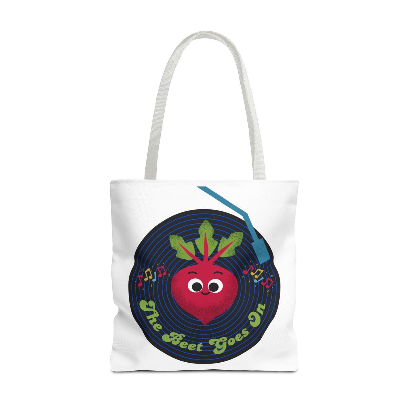 Musical Beet Tote Bag - Stylish Eco-Friendly Shopper, Fun Gift for Veggie Lovers, Perfect for Grocery Runs, Festivals, and Birthdays