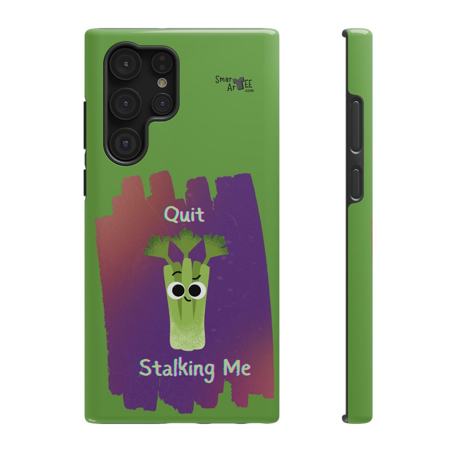 Cute Celery Pun Phone Case, Quirky Impact-Resistant Cell Phone Cover, Gift for Veggie Lovers, Fun Accessories for Friends
