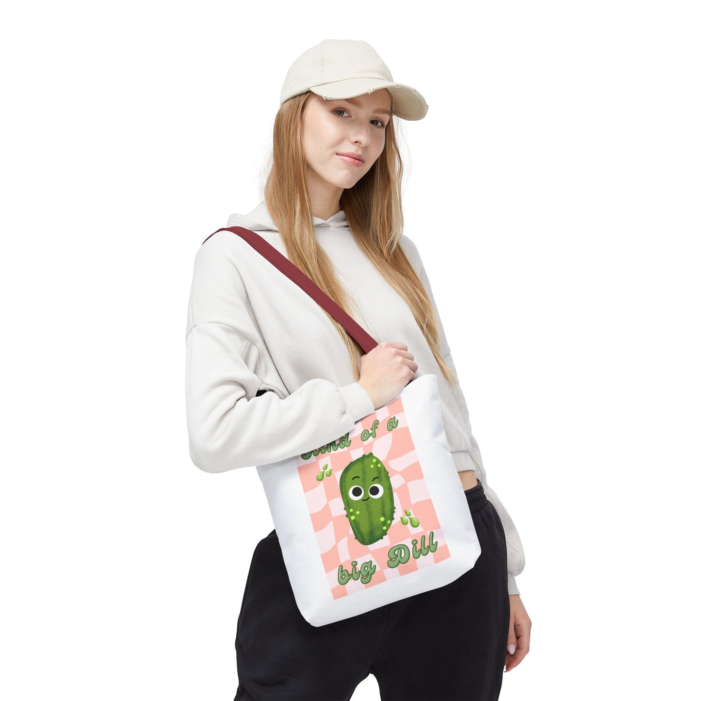 Playful Pickle Tote Bag: Cute, Funny, Quirky, Eco-Friendly, Gift Bag, Everyday Use, Beach Bag, Market Bag
