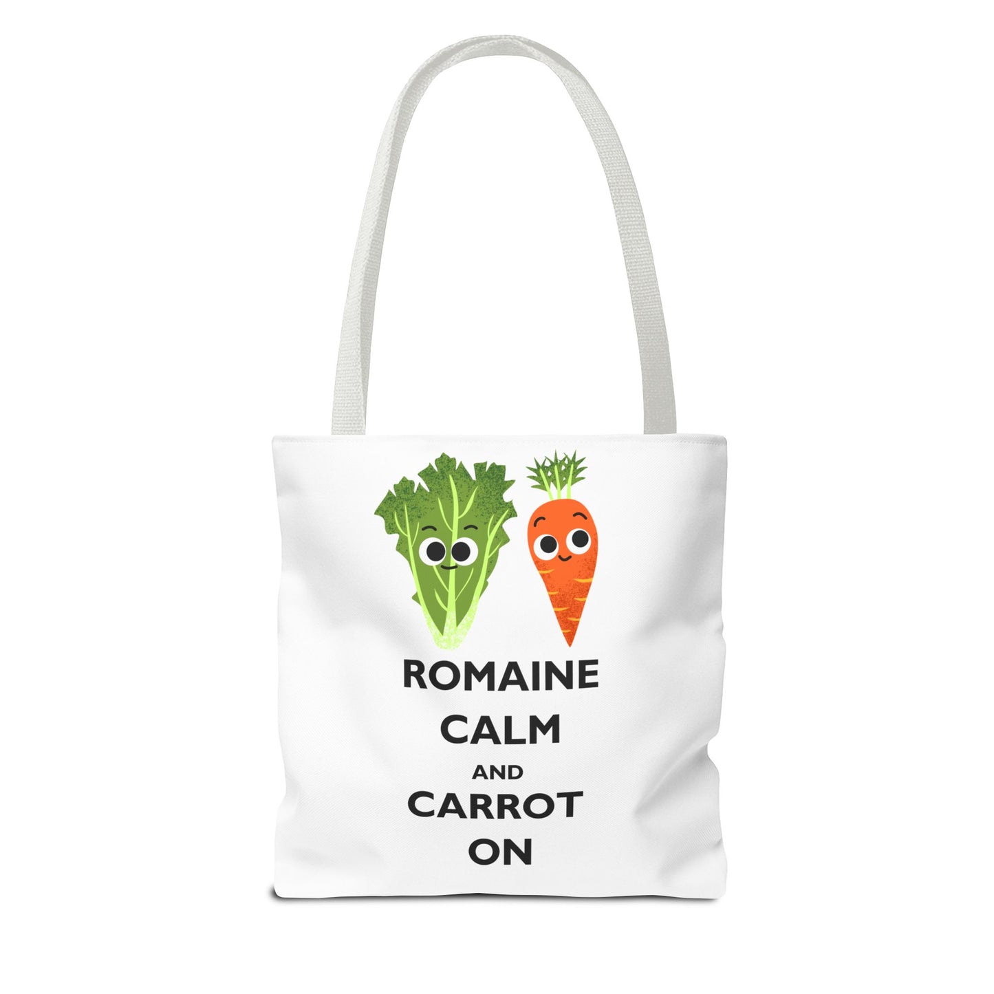 Romaine Calm Tote Bag, Funny Tote for Garden Lovers, Eco-Friendly Shopper, Gift for Veggie Enthusiasts, Grocery Bag, Quirky Farm Bag