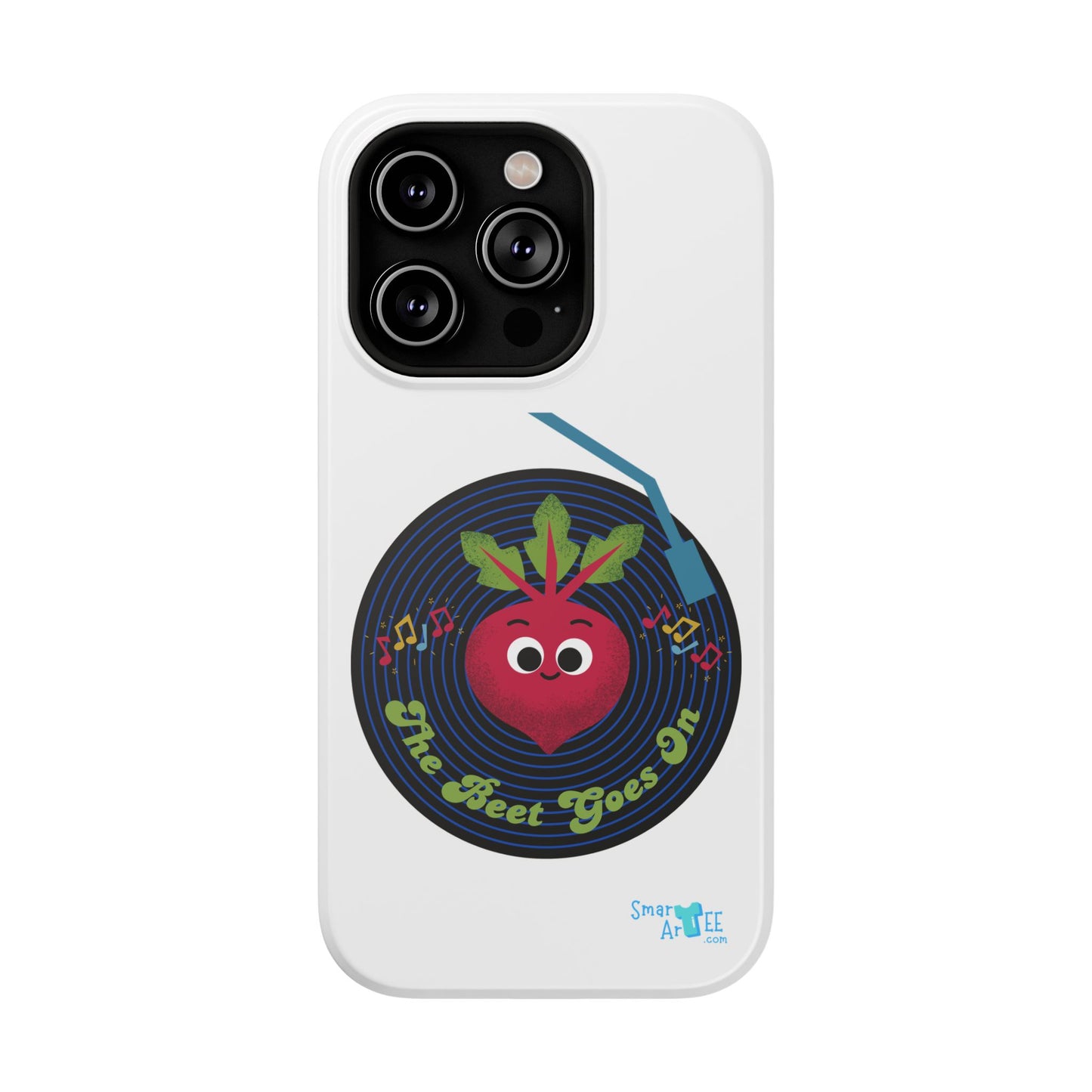Fun Impact-Resistant Phone Cases - Unique Phone Accessories, Beet Pun Themed, Holiday Present