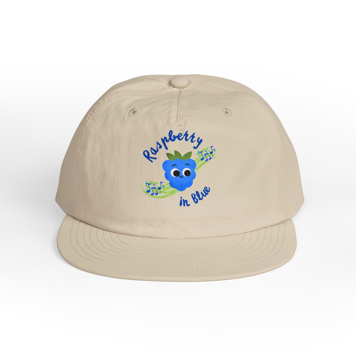 Rhapsody in Blue Pun Surf Cap | Fun Summer Hat, Youth Beachwear, Gift for All Ages, Outdoor Adventures, Vacation Accessory