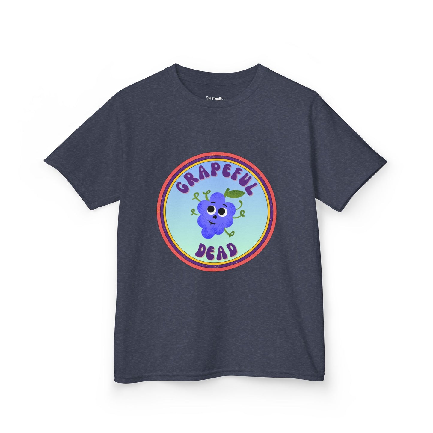 Vibrant Kids Tee with Grapeful Dead Design, Fun Casual Wear for Festivals, Birthdays, or Everyday Adventures